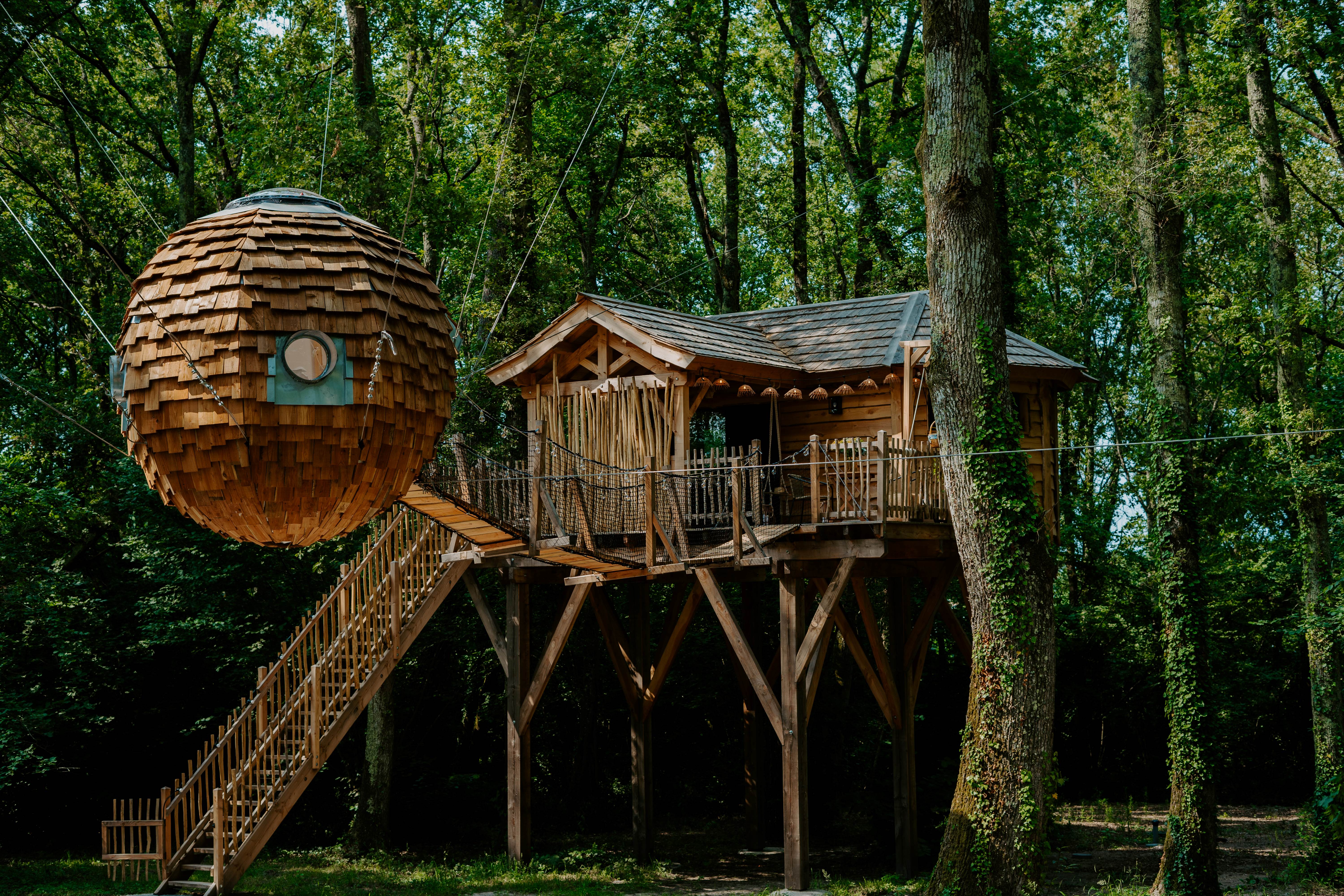 La Cabane la Forêt & Spa : une évasion en hauteur à Martillac — cuisine