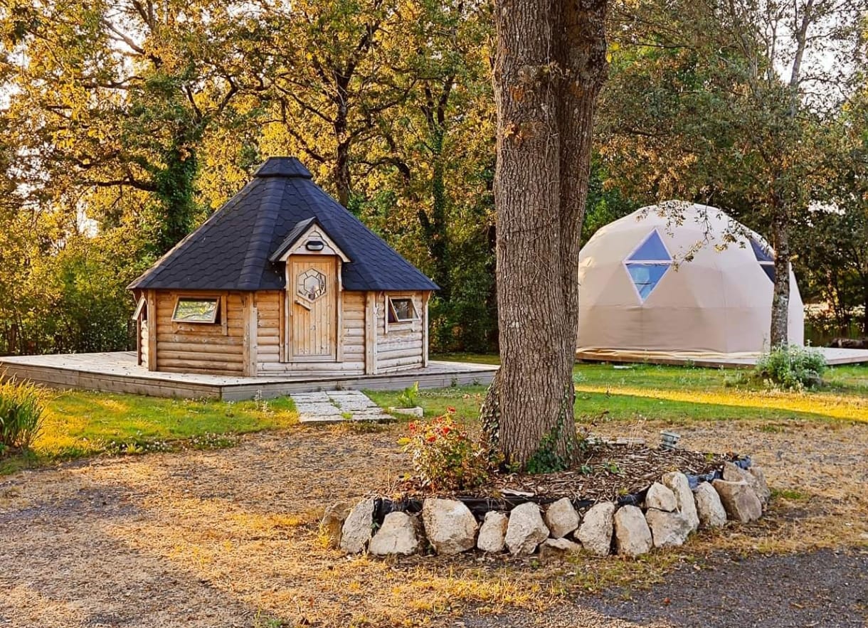 Hygge Scandinave : une cabane avec spa privatif à Aizenay à Aizenay — environnement naturel