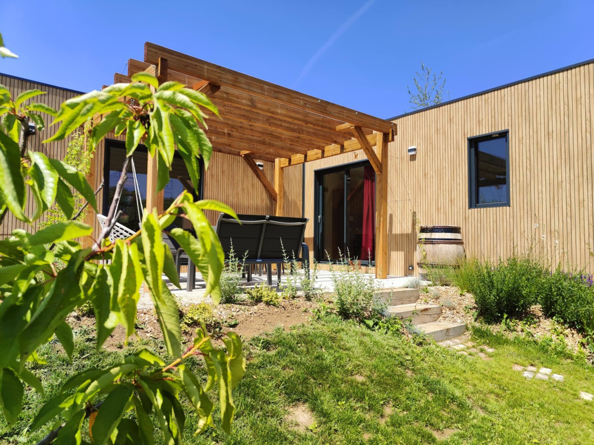 Ecolodge Le Chardonnay — Séjour relaxant avec spa à Aube à Dolancourt — vue intérieure