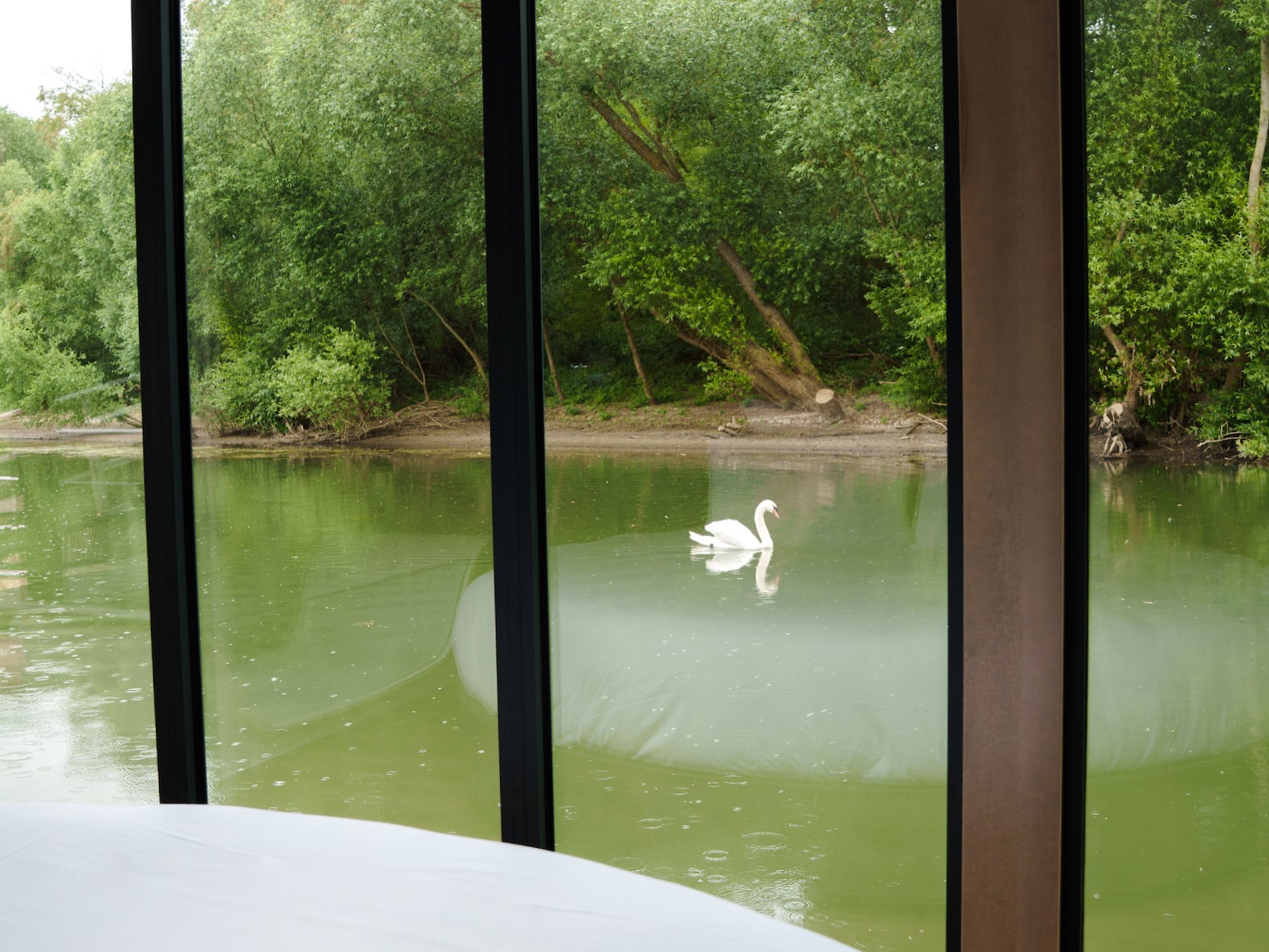 Suite flottante Panoramique Lit rond Balnéo — Maison insolite avec spa à Poissy à Poissy — cuisine