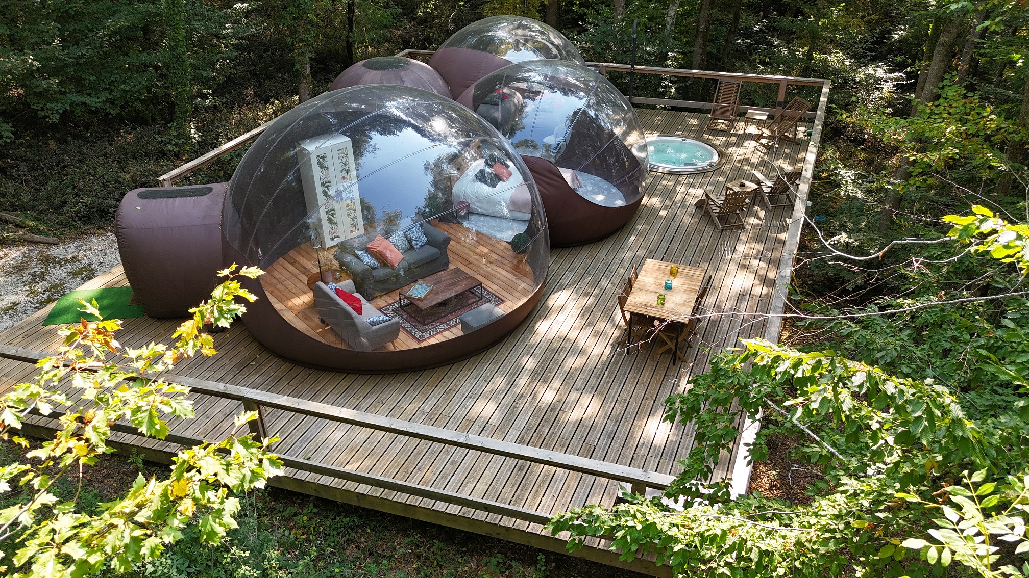 Bulle du bois & Spa privatif — Nuit magique à Espiens en Lot-et-Garonne à Espiens — cuisine