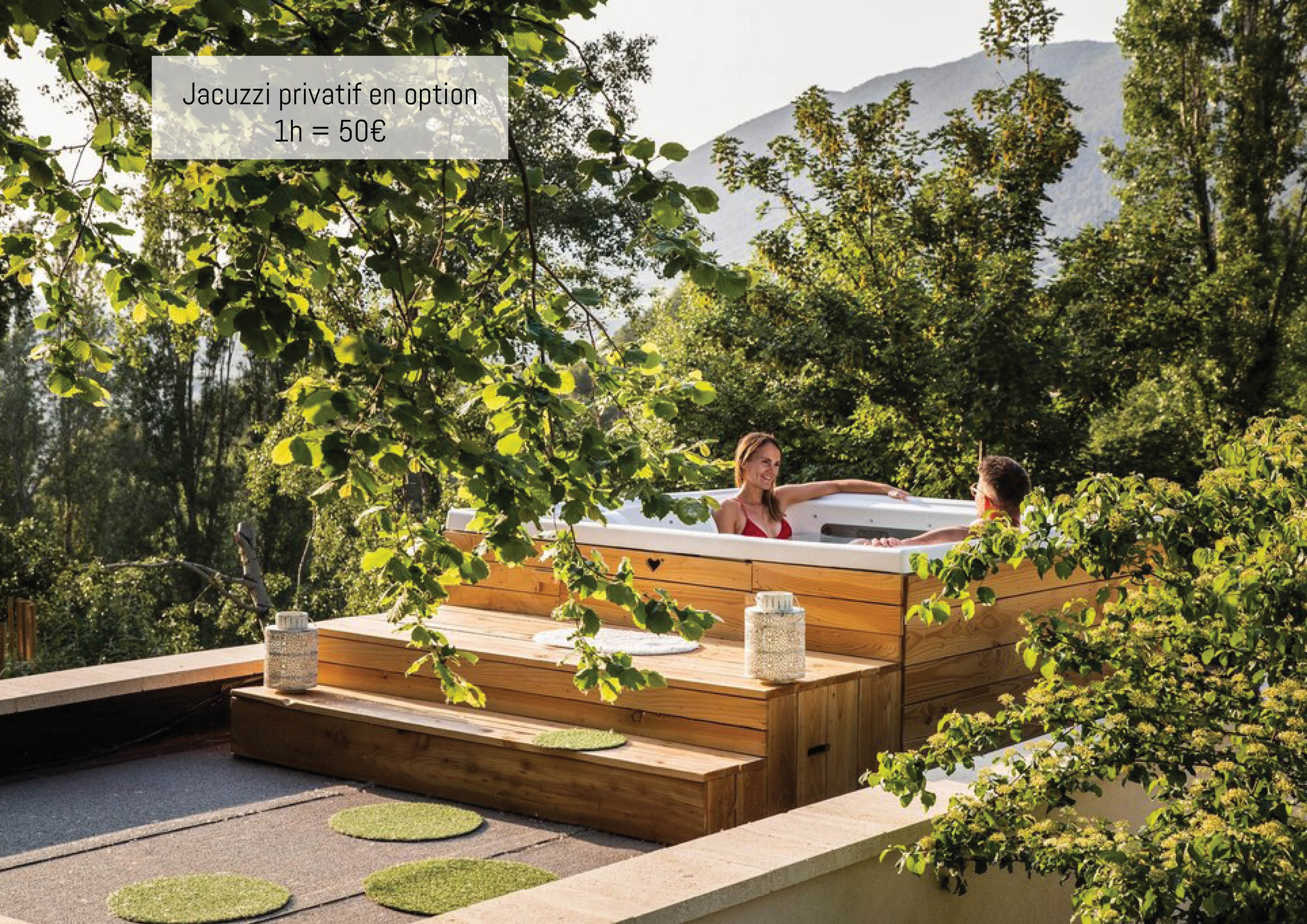 Bulle Olea — Nuit étoilée avec piscine à Nyons (Drôme) à Nyons — espace de vie