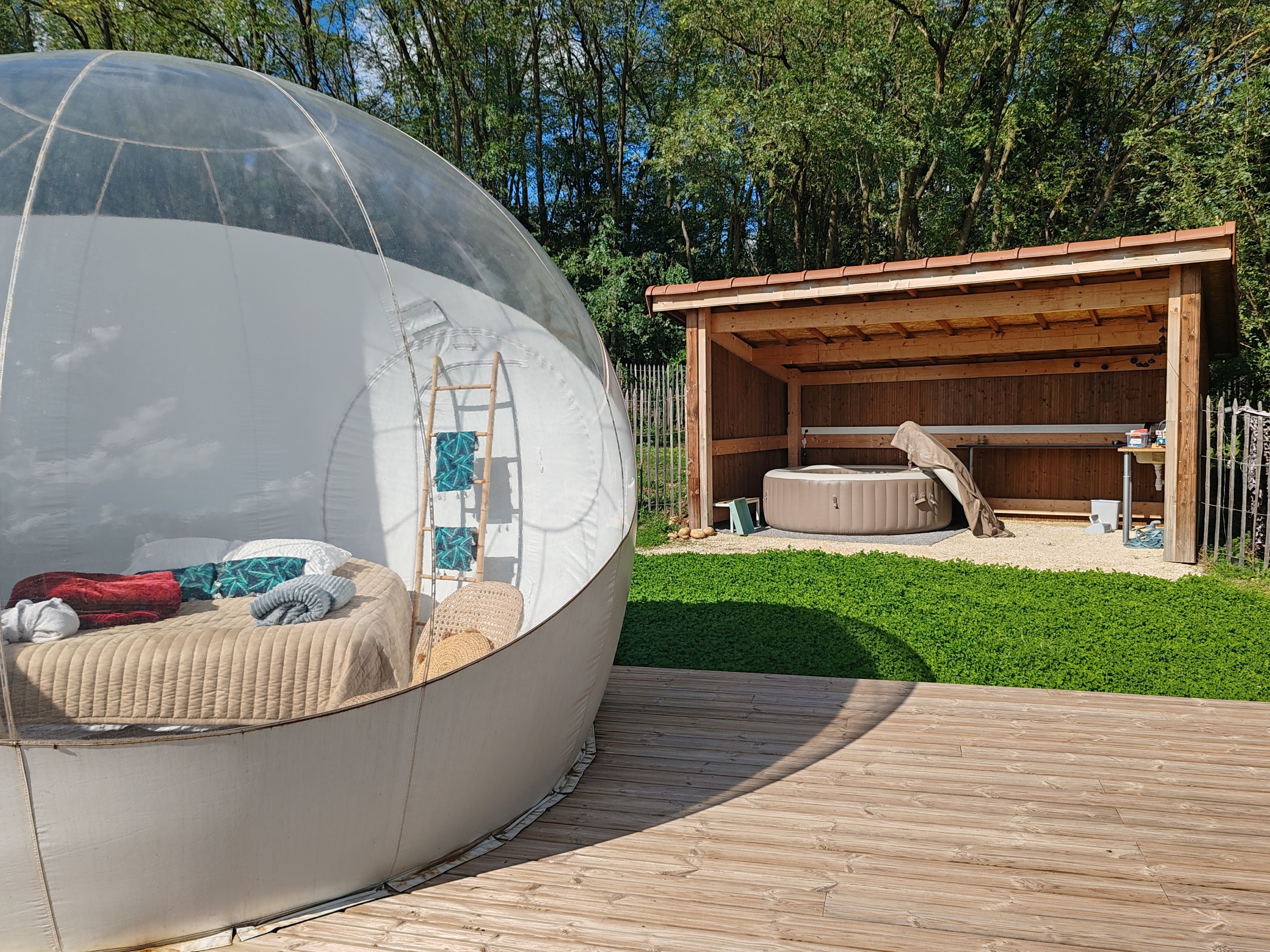 La Bulle SPA Suite : une évasion sensorielle en Rhône-Alpes — Bulle à Jarcieu