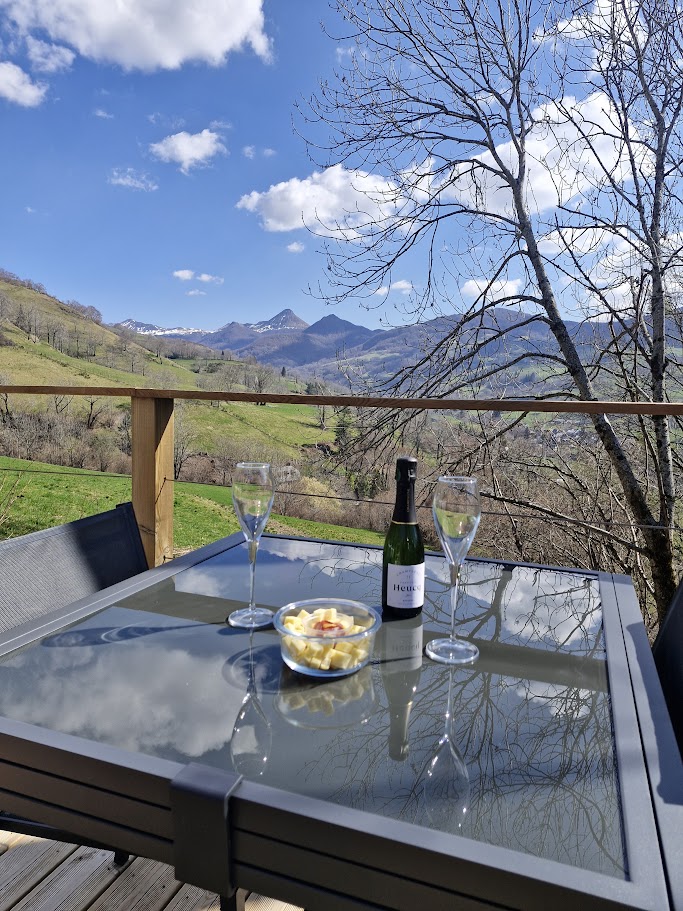 Bulle de neige et nature — Dôme avec spa à Cantal à Saint-Jacques-des-Blats — salle de bain