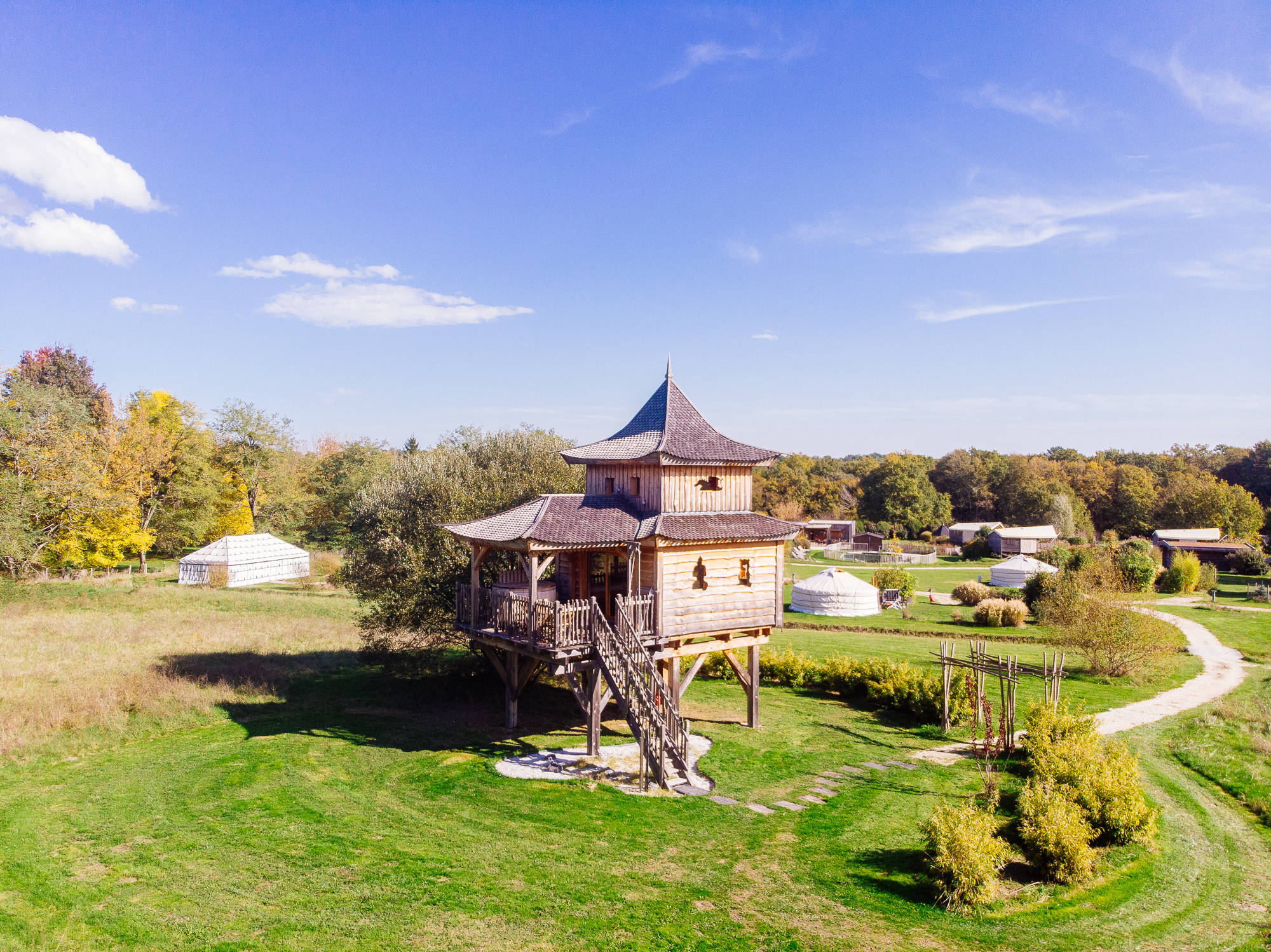 Un temple perché avec spa pour une expérience unique en Aquitaine