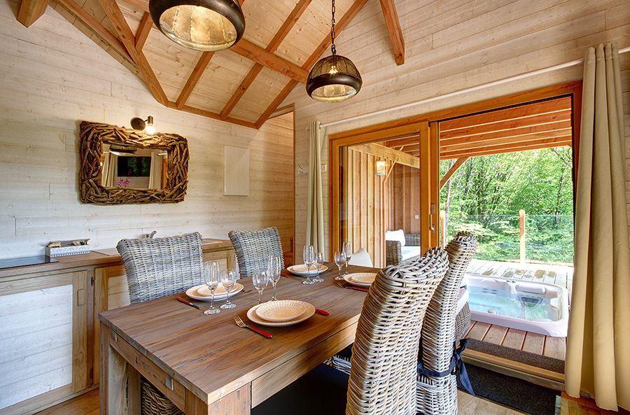 La Cabane Spa Lodge 2 — Nuit perchée à 8m en Morbihan à Quistinic — salle de bain