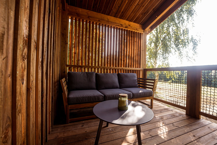 Chalet du Puy Charrier — Chalet avec spa à Puy du Fou à Les Épesses — espace de vie