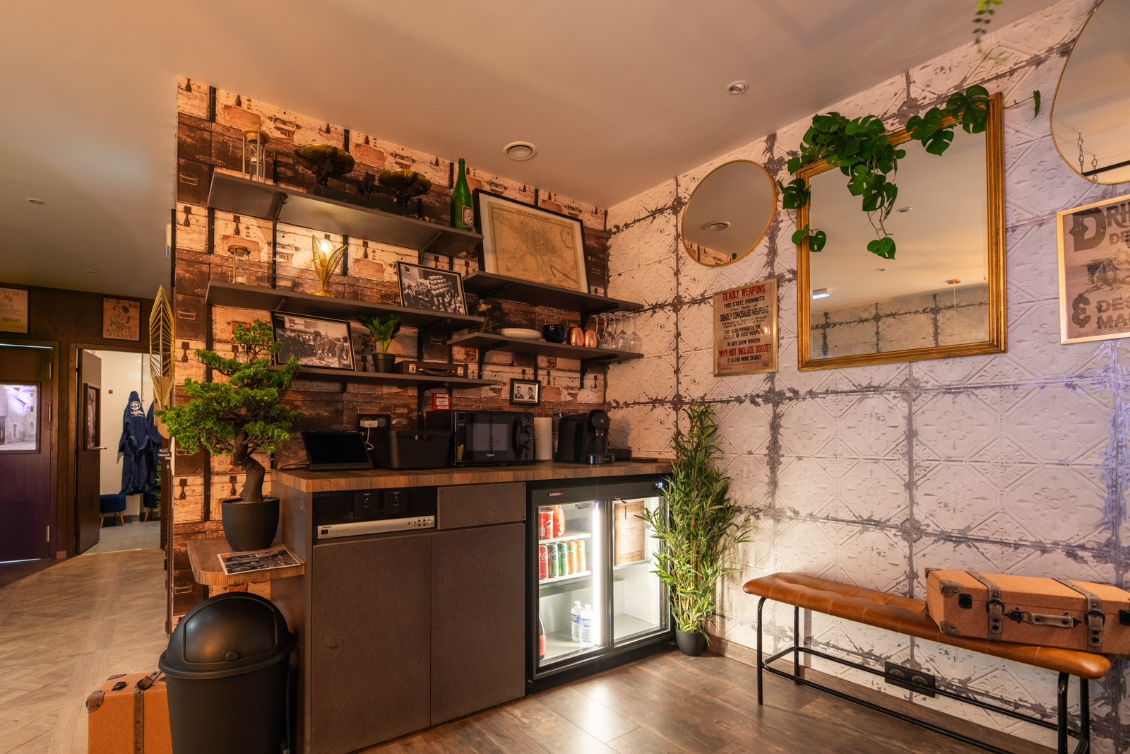 Prohibition - Love, Atypique room & Spa & Sauna — Chambre à thème avec spa à Indre à Châteauroux — vue depuis la terrasse