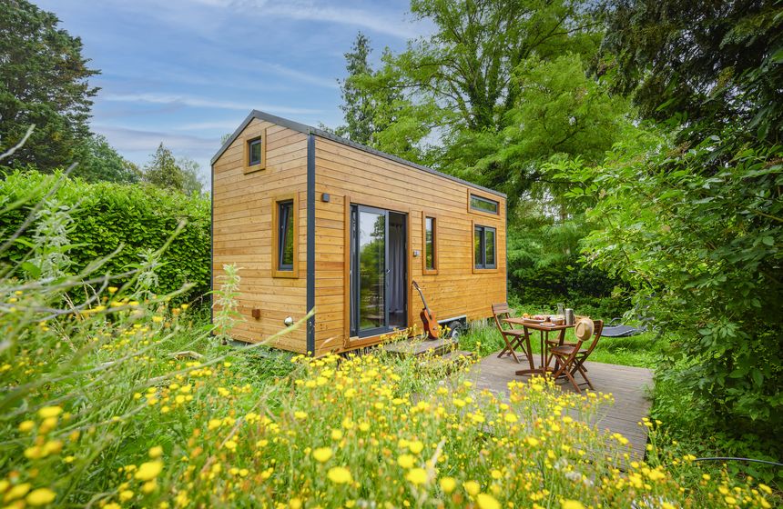 Tiny des Rêves Bleus — Tiny House avec vue sur le lac à Pas-de-Calais à Béthune — salle de bain