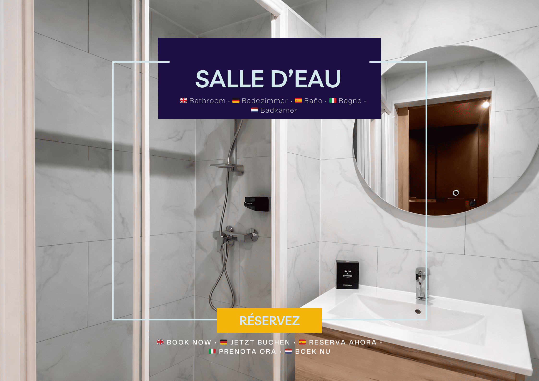 Houseboat Camargue — Péniche moderne avec spa à Sète (Gard) à Sète — chambre