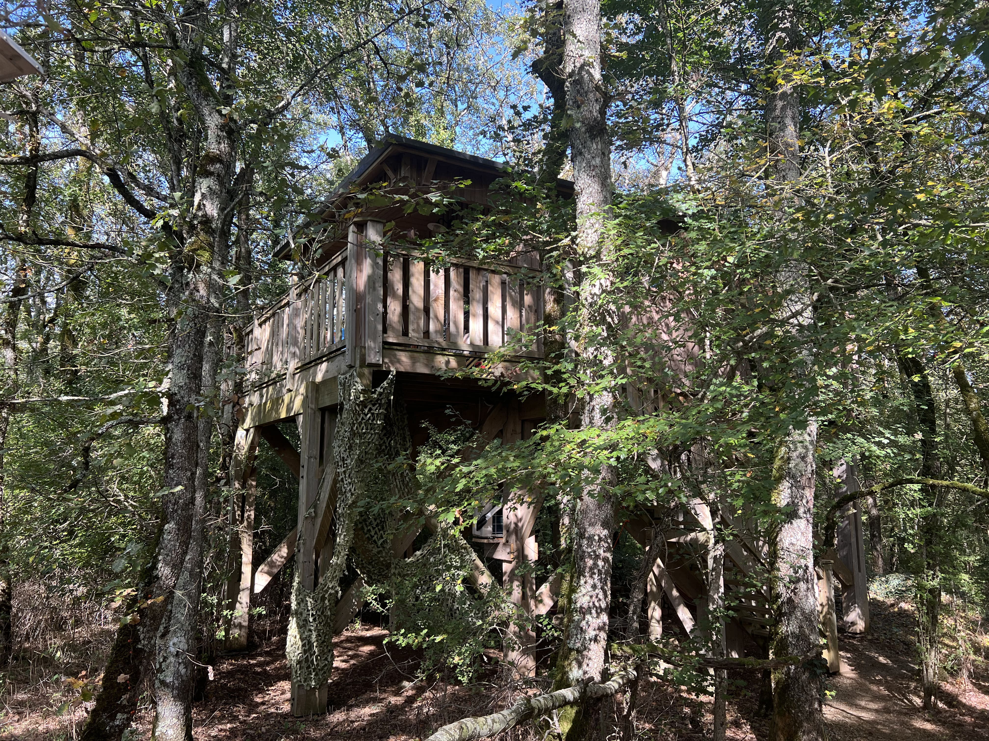 Cabane Perchée Jurassic — Cabane dans les arbres à Tarn-et-Garonne