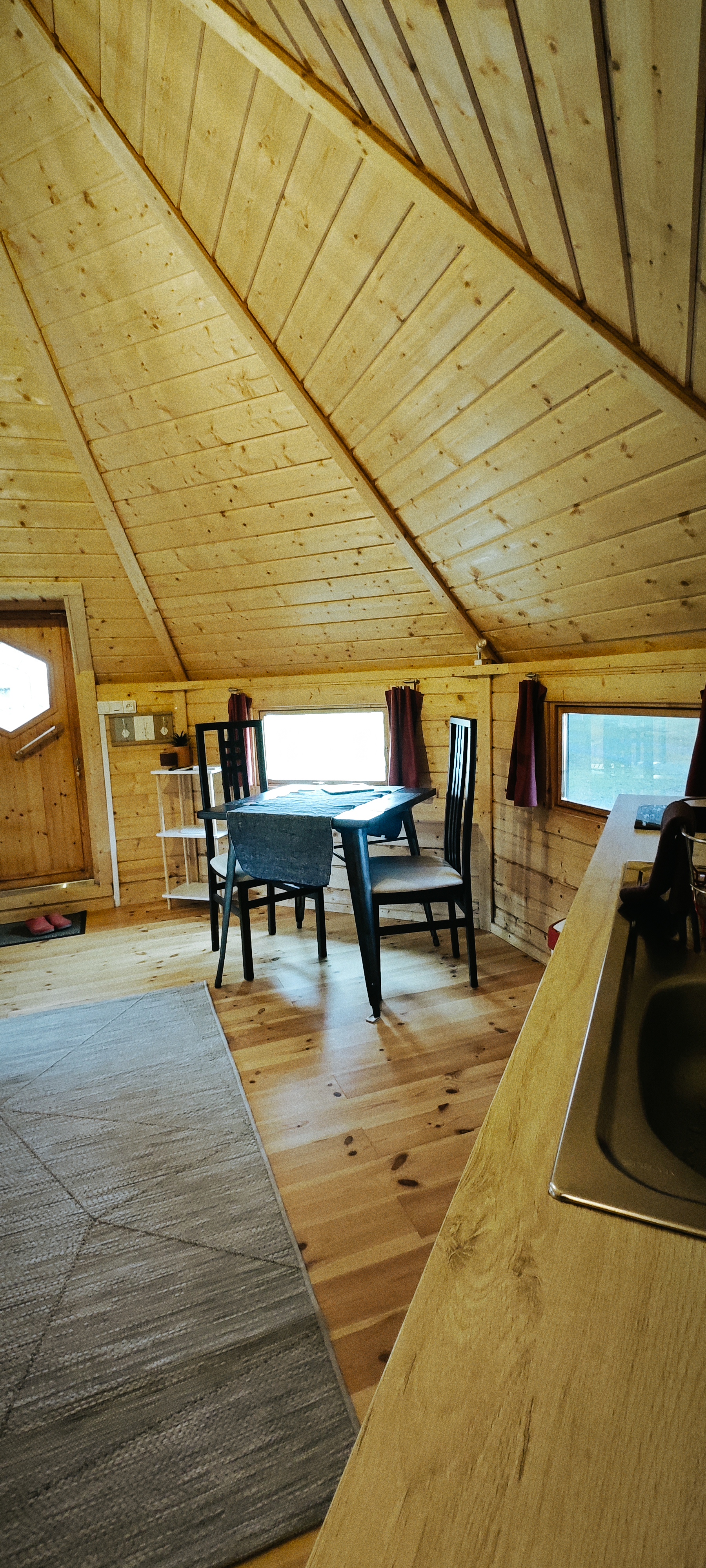 Hygge Scandinave : une cabane avec spa privatif à Aizenay à Aizenay — vue depuis la terrasse