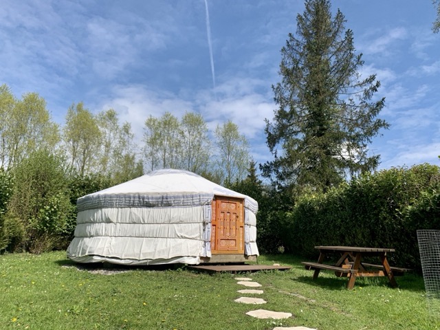 Yourte Altaï — Séjour insolite avec spa à Pas-de-Calais à Béthune — cuisine