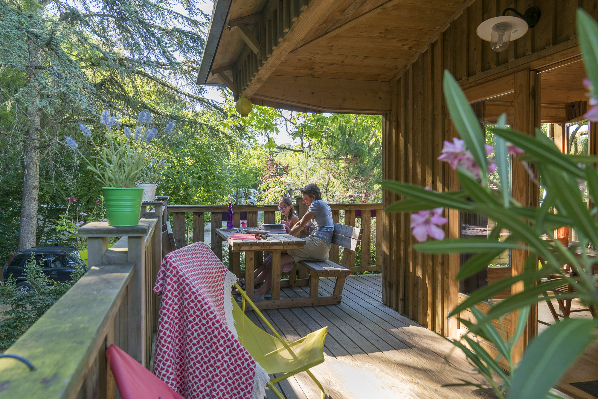 La Cabane du Voyage — Cabane sur pilotis avec spa à Nantes à Nantes — chambre