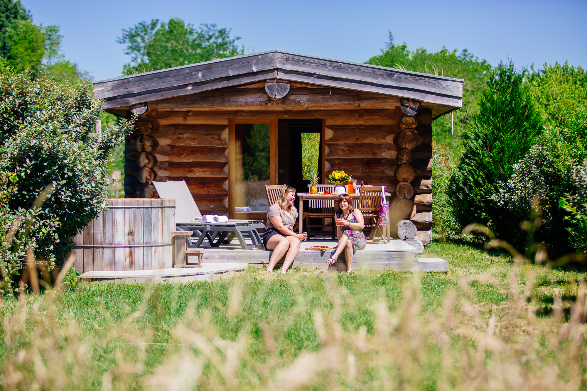 Cabane de Trappeur & Spa privatif — Nuit insolite à 205€/nuit en Gironde à Le Nizan — environnement naturel