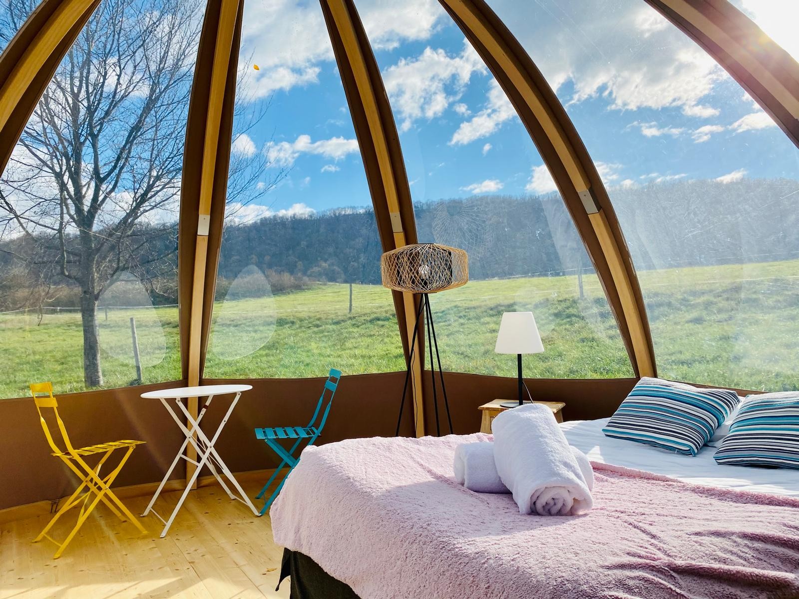 Les Bulles du Domaine de Suzel — Bulle avec spa à Échirolles (Isère) à Échirolles — chambre