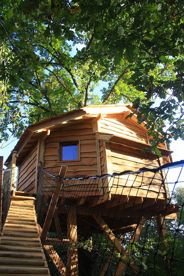 Cabane du Funambule — Nuit perchée à 8m en Dordogne à Bergerac — espace de vie