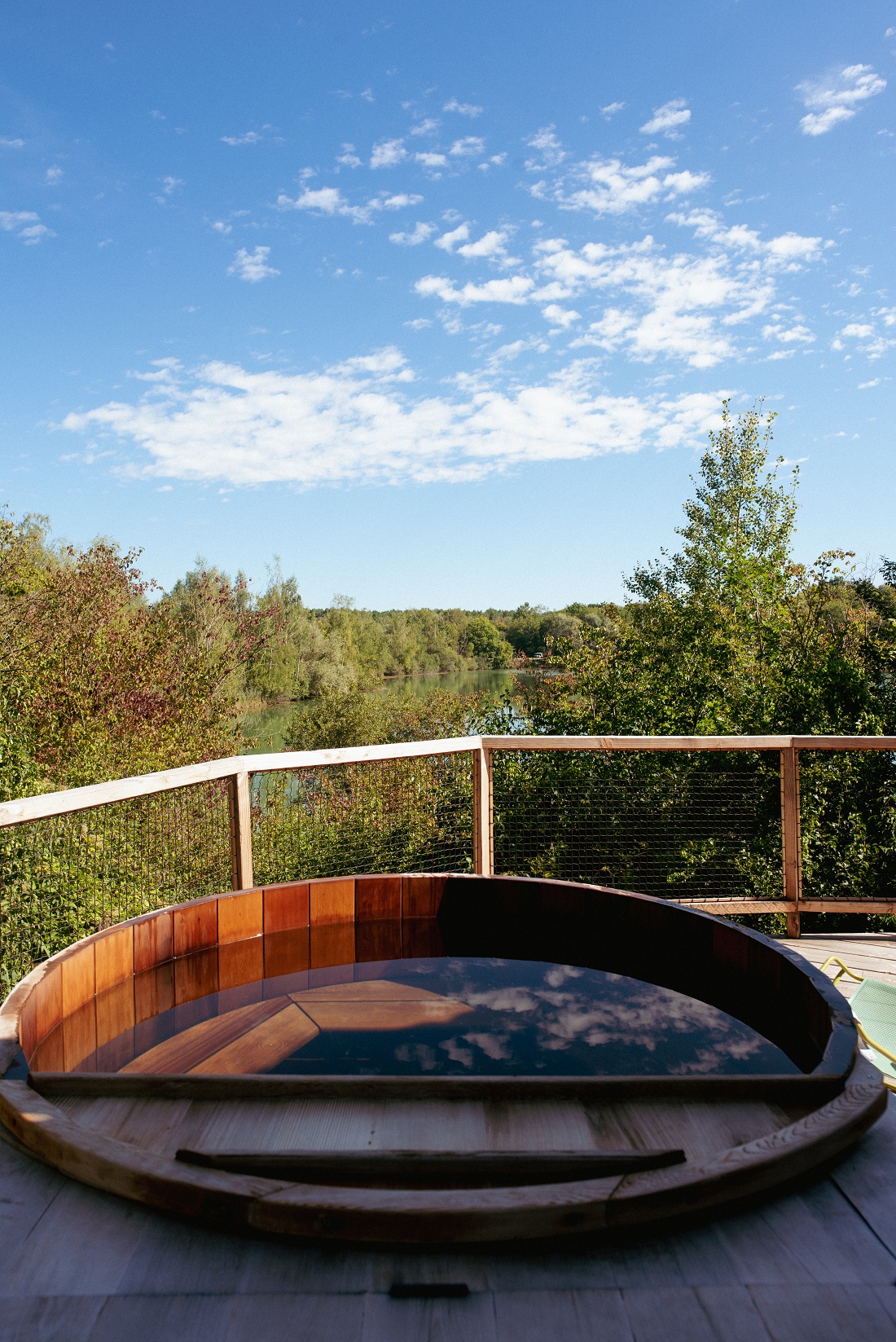 Cabane Spa Clair de Lune : une expérience unique en Picardie à St-Léger-Aux-Bois — chambre