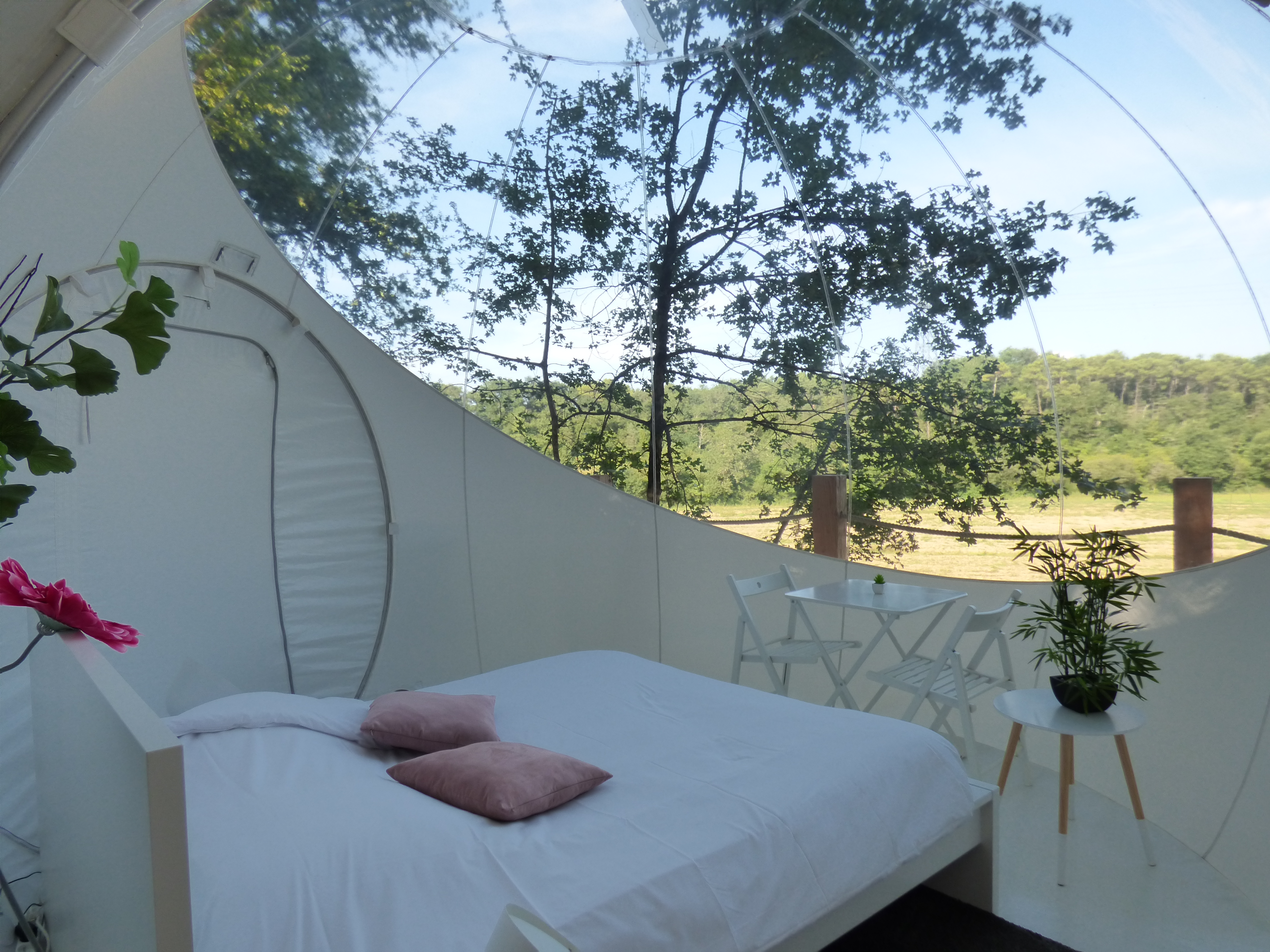 CaBulle Spa Le Grain — Bulle avec spa à Gironde à Bruges — chambre