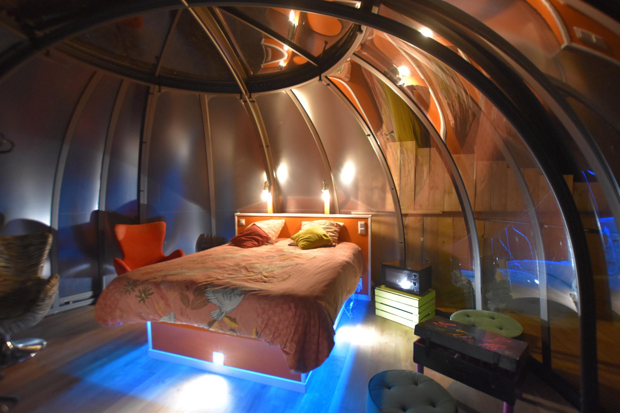 Une nuit étoilée dans une bulle en Provence