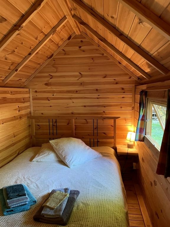 Kota finlandais — Cabane avec terrasse à Ardèche à Le Teil — chambre