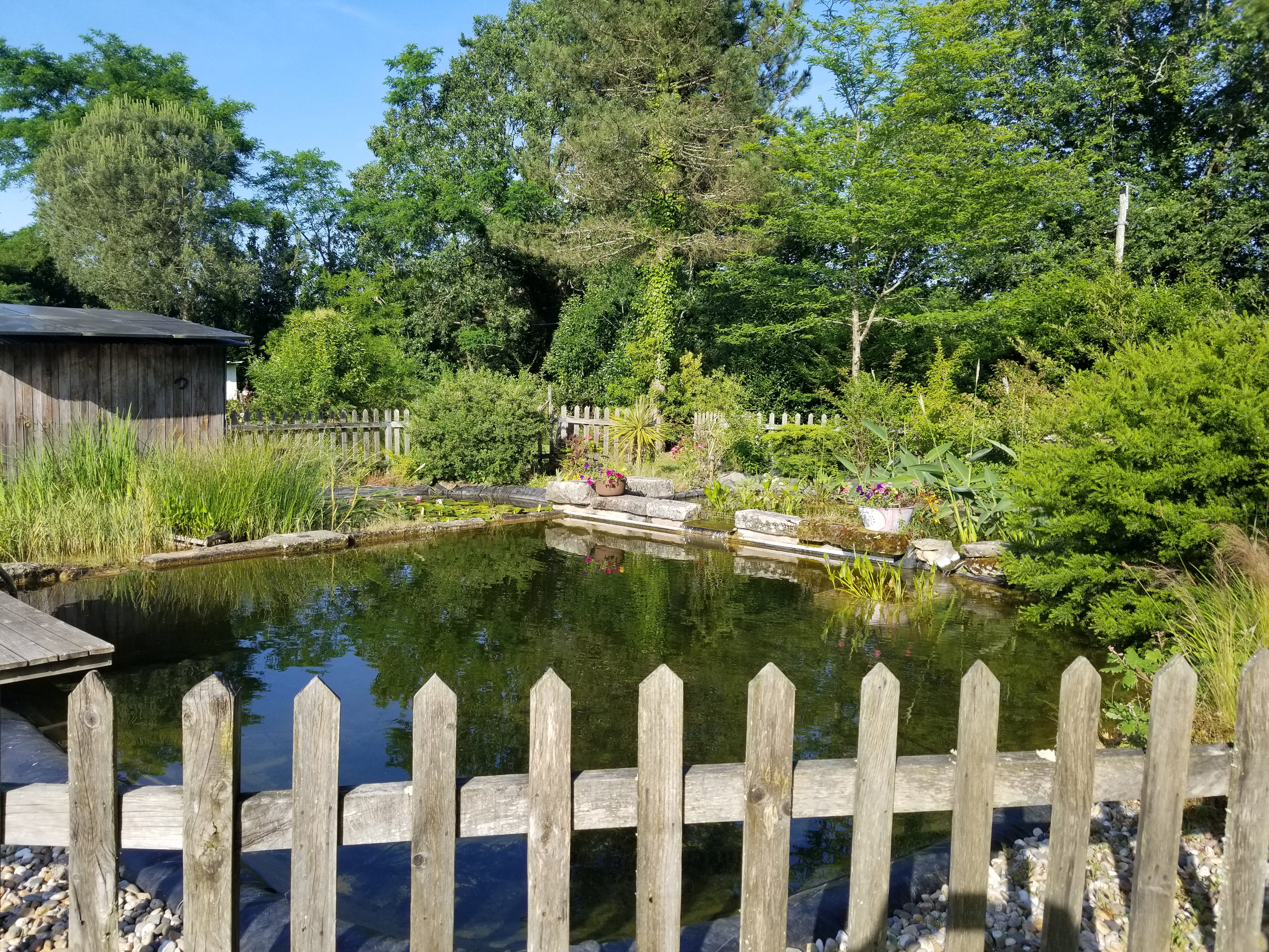 Vivez une expérience unique dans une yourte en Aquitaine à Gans — vue depuis la terrasse