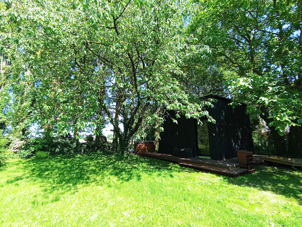 Une cabane au cœur de la nature avec spa privatif à Willems — environnement naturel