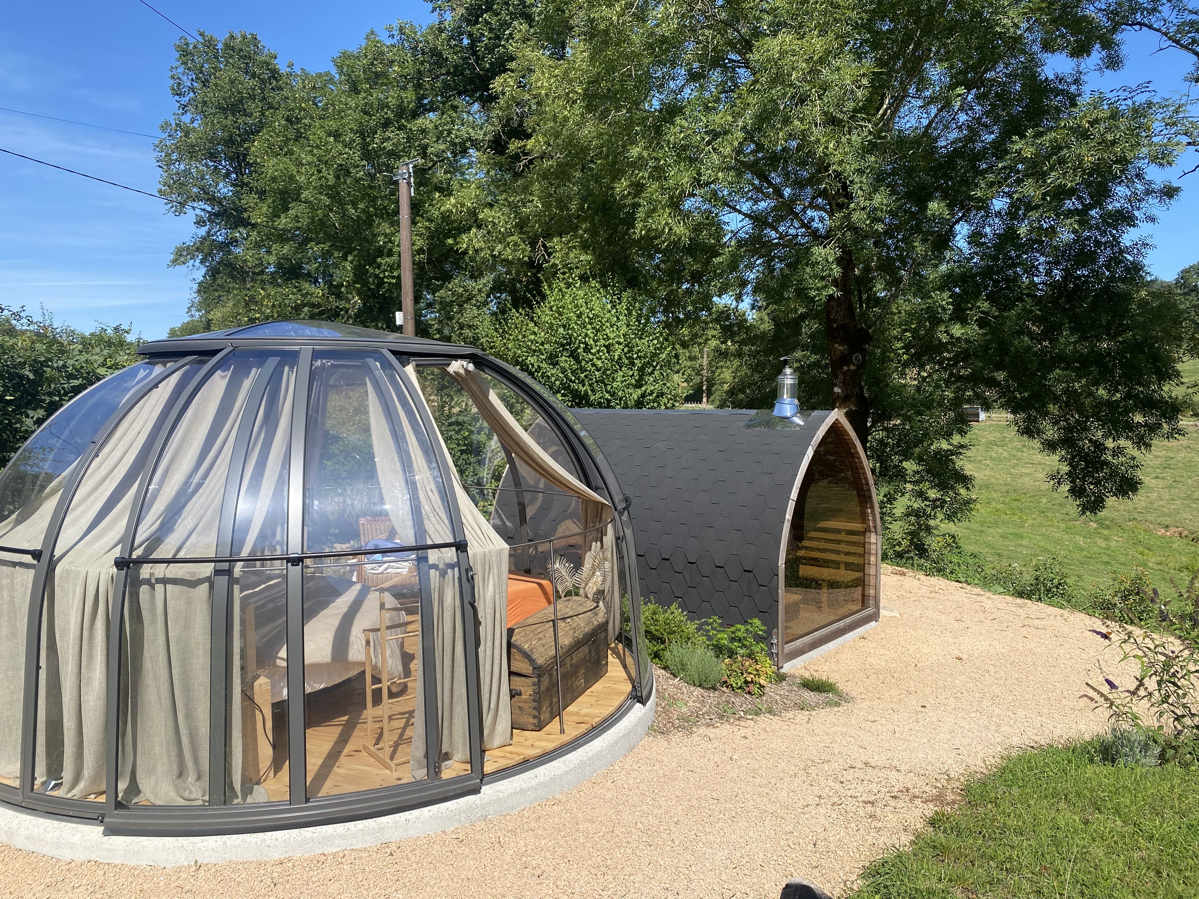 La Bougie perlée : un dôme enchanteur en Bourgogne