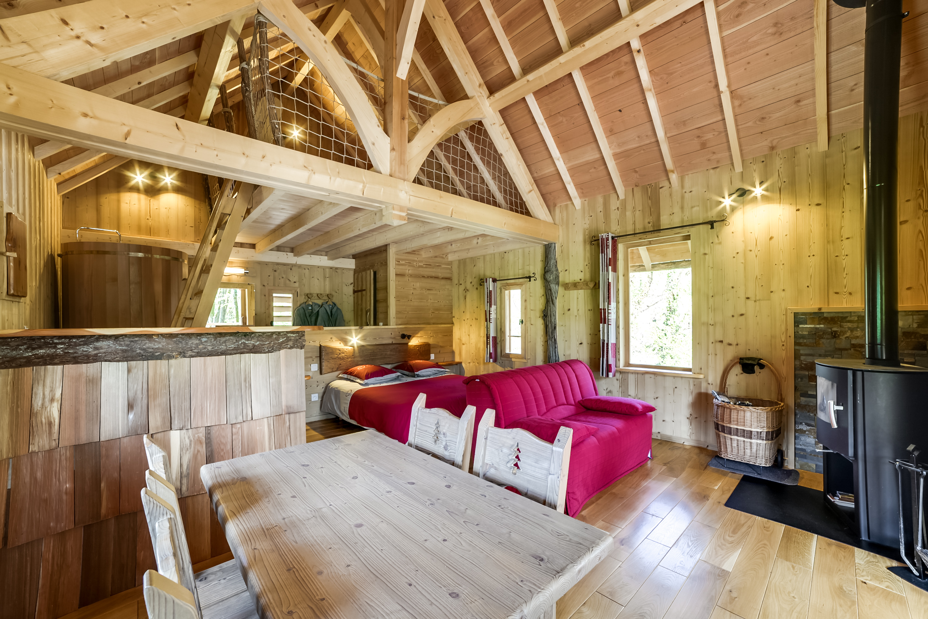 Cabane Spa des Cyprès : une expérience unique en Franche-Comté à Corcelle-Mieslot — cuisine