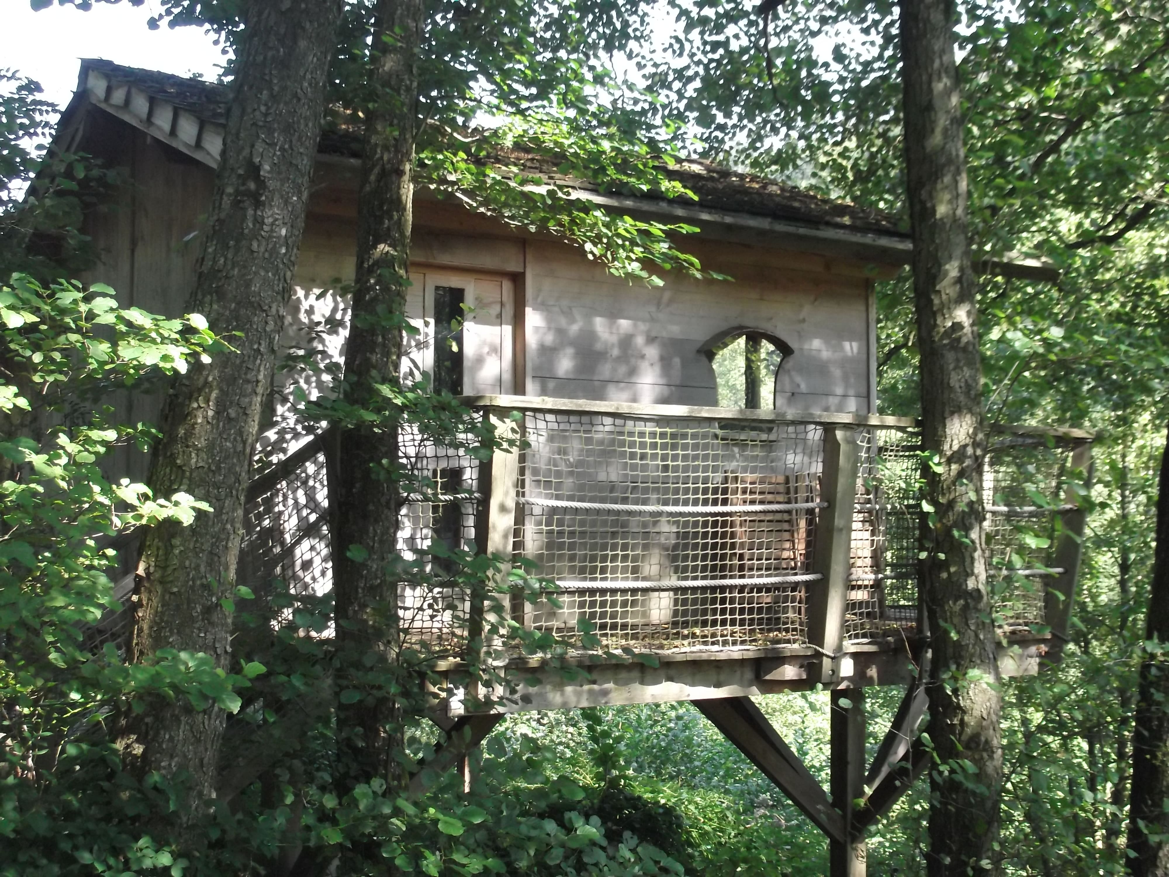 Cabane sur pilotis : le refuge du Trappeur en Alsace à Grandfontaine — chambre