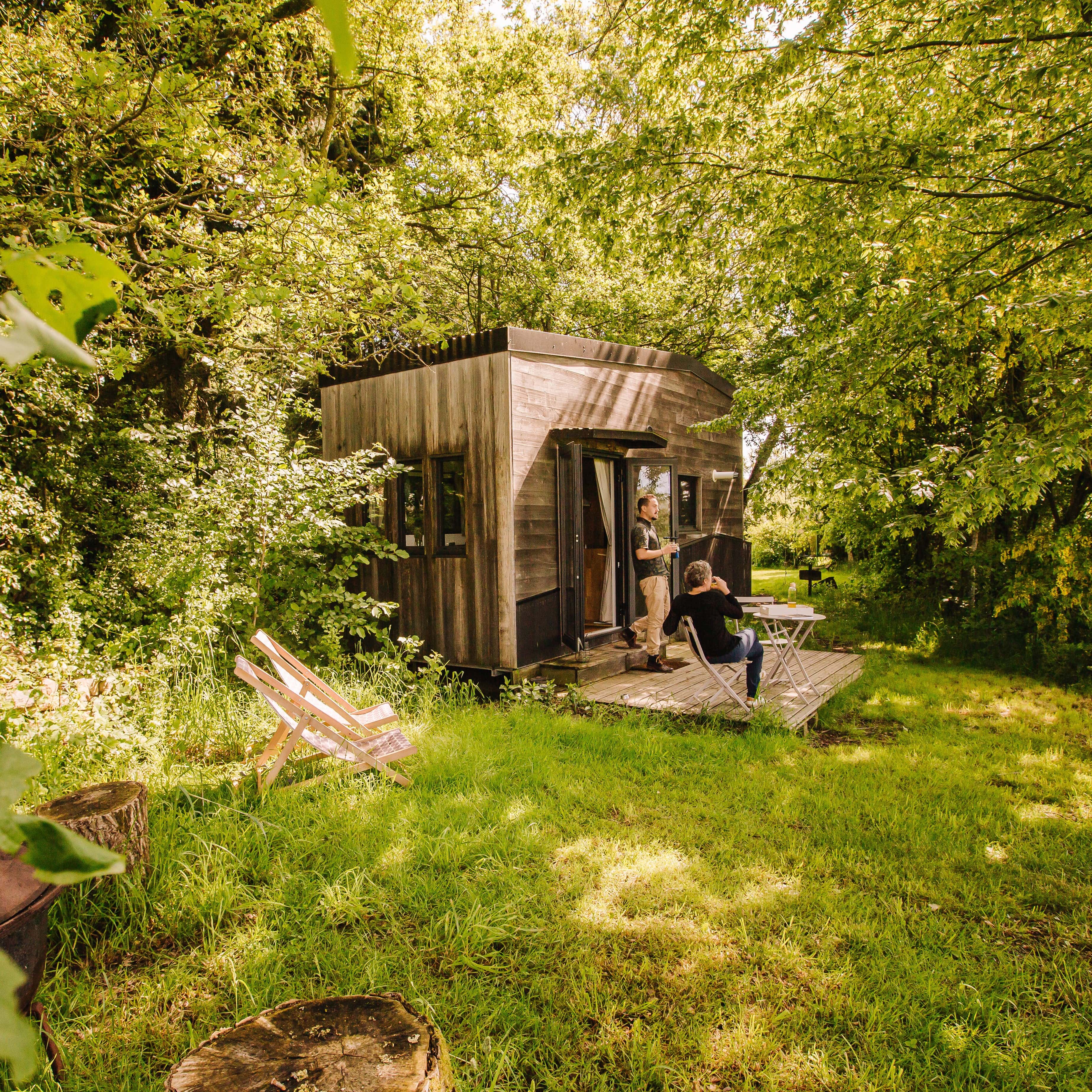 Évasion dans la Tiny House Lagon bleu en Bretagne
