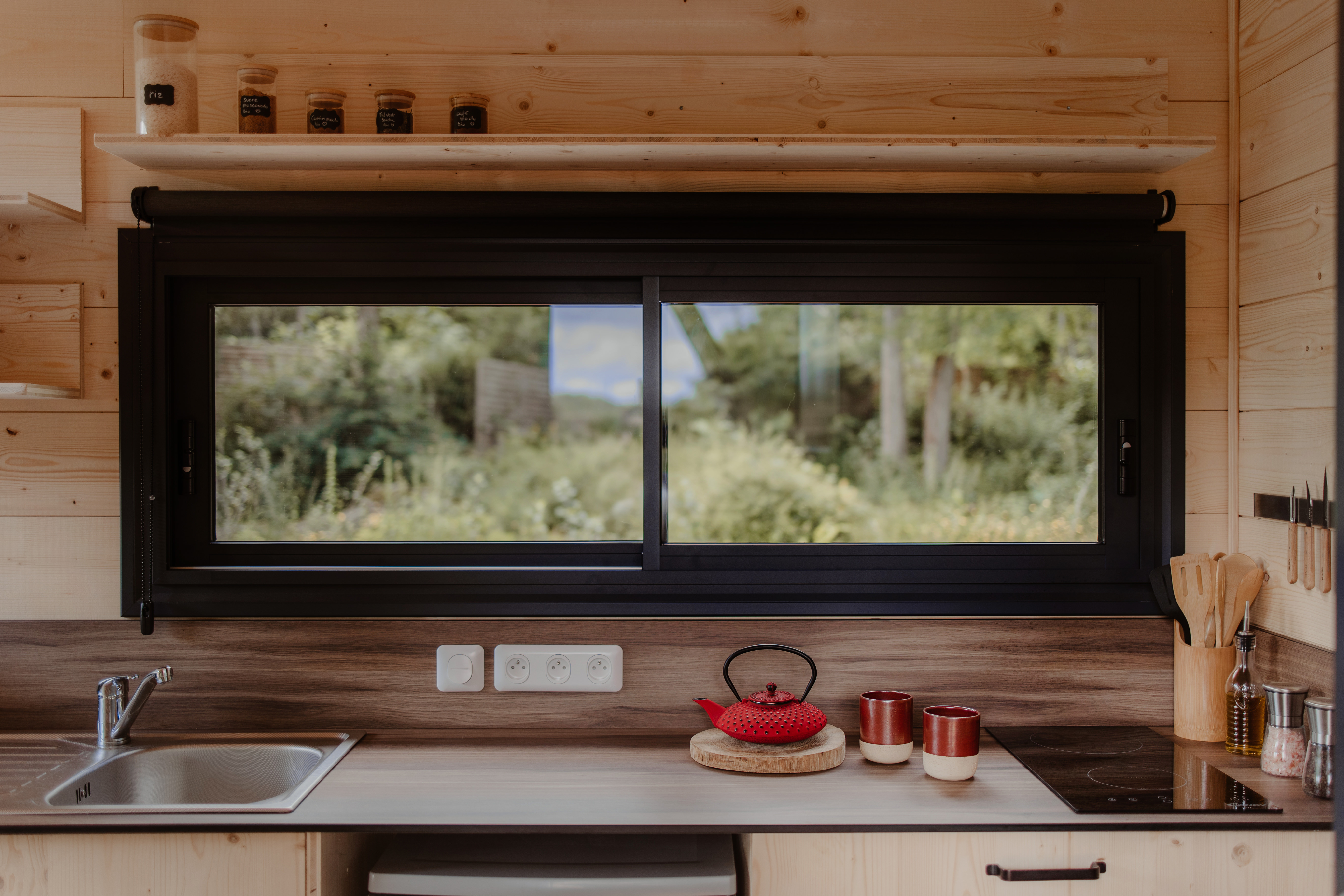 Antarès — Tiny House avec spa à Châteauroux (Loiret) à Châteauroux — espace de vie