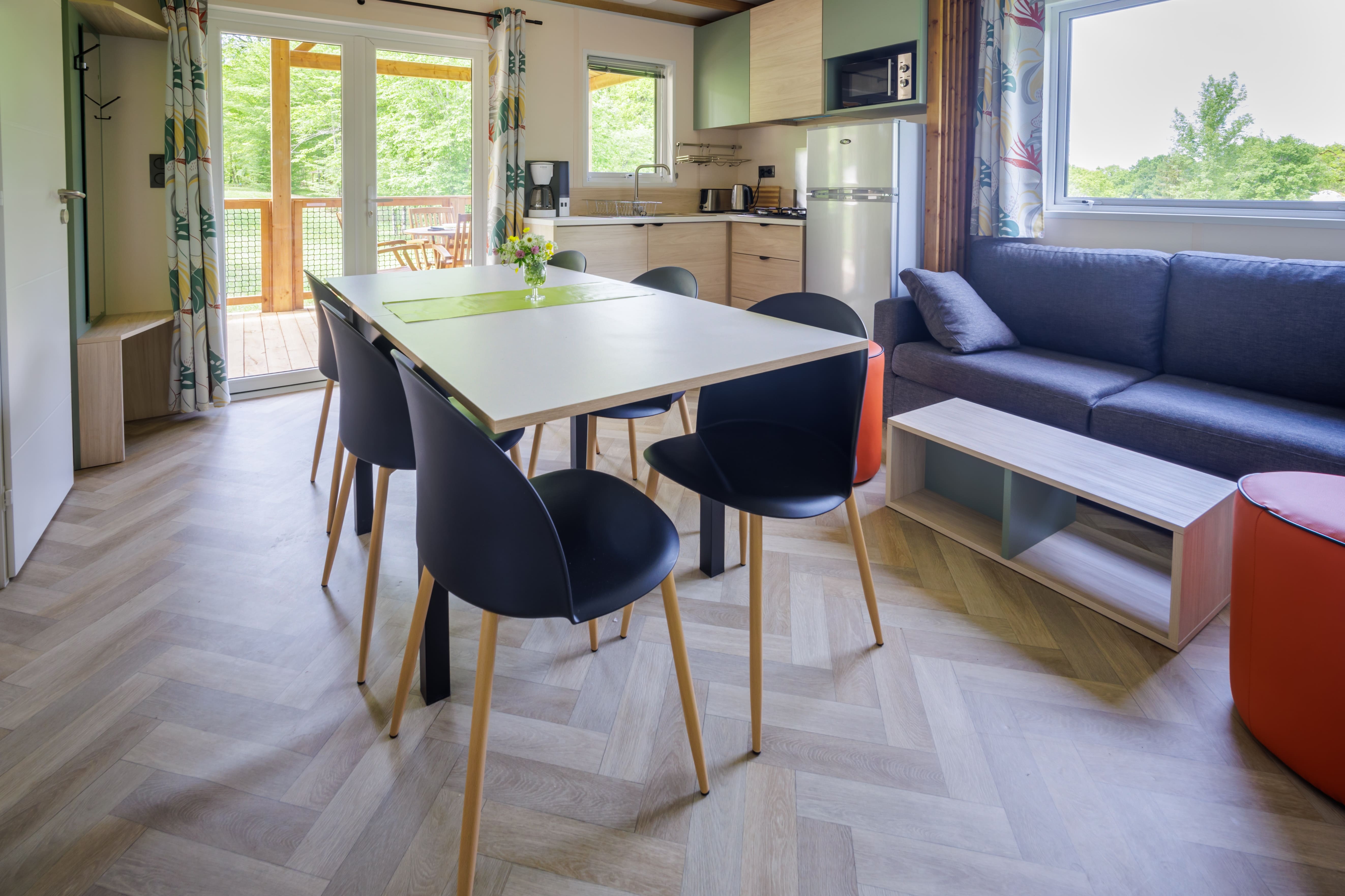 Chalet Horizon — Confort et spa à 7 personnes dans le Lot à Cahors — cuisine