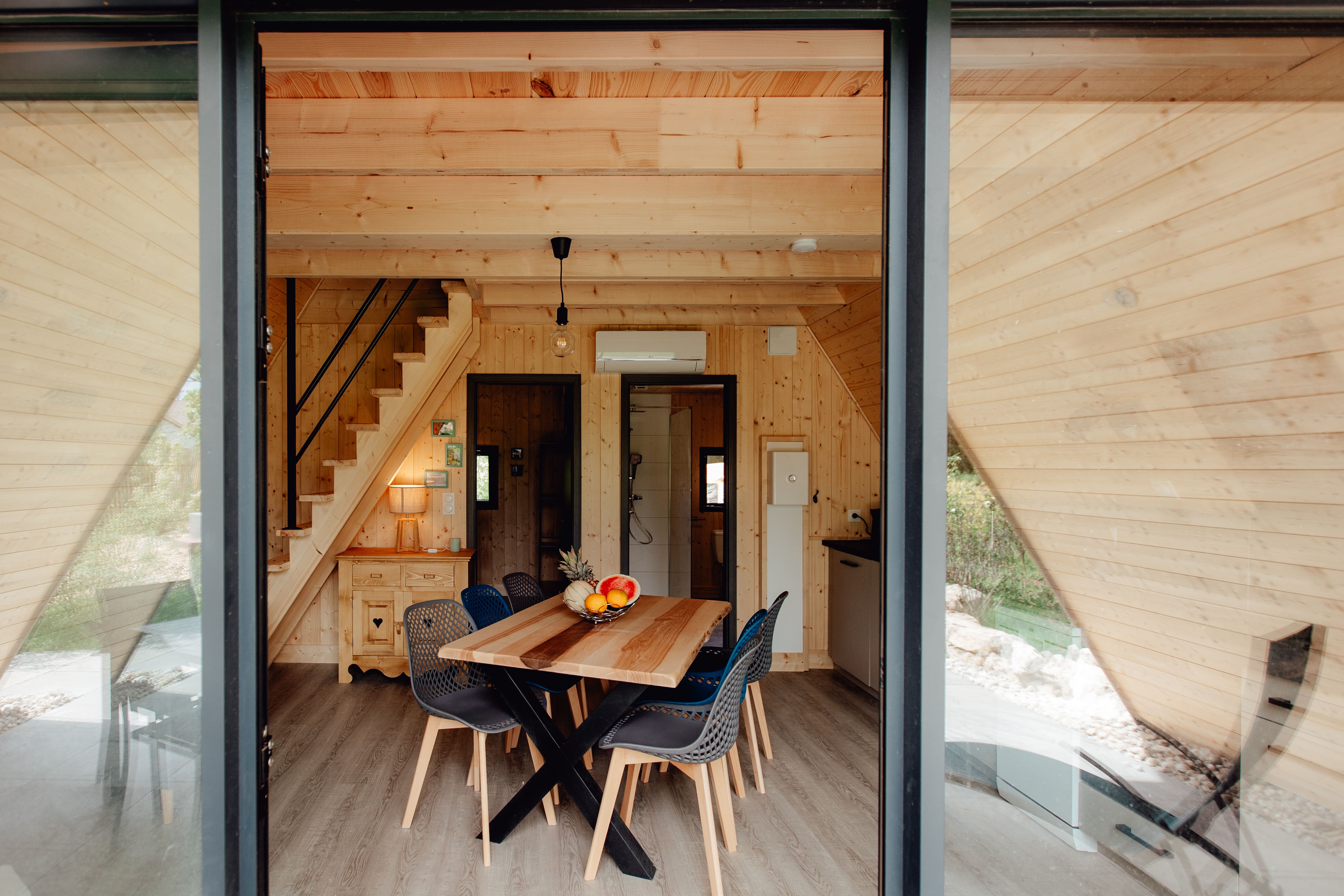 Chalet Herisson : une évasion authentique en Franche-Comté à Coyron — chambre