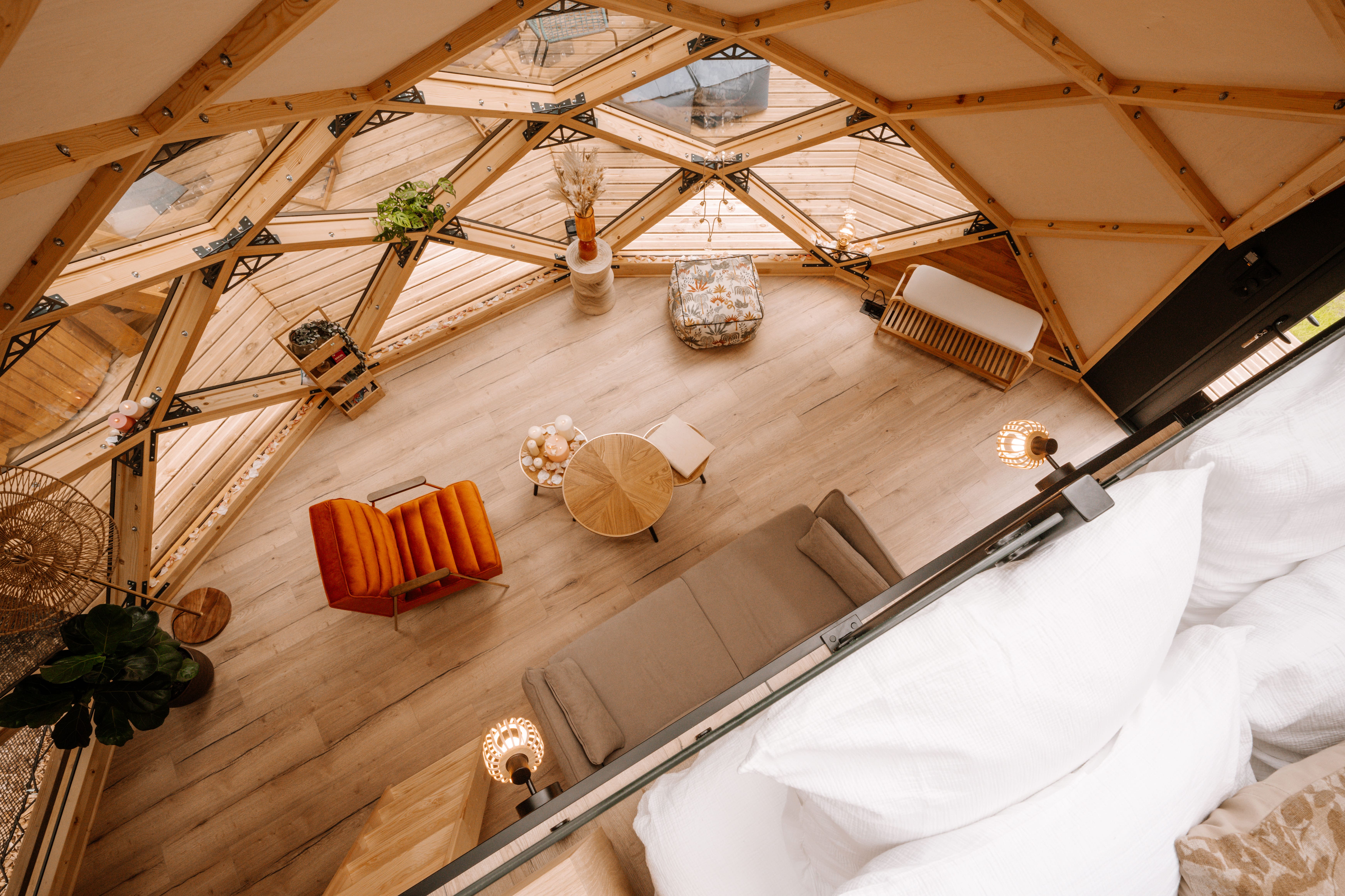 Le zome : Nuit sous les étoiles & spa privatif