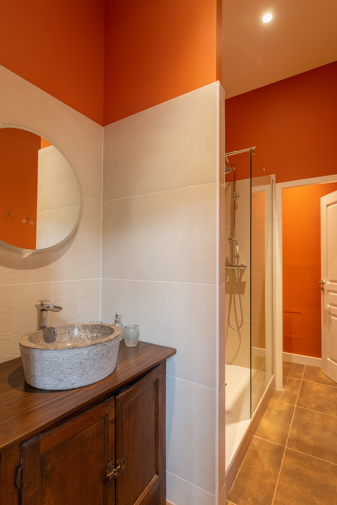 Chambre deluxe Basho au Manoir de Laroque Delprat à Autoire — chambre