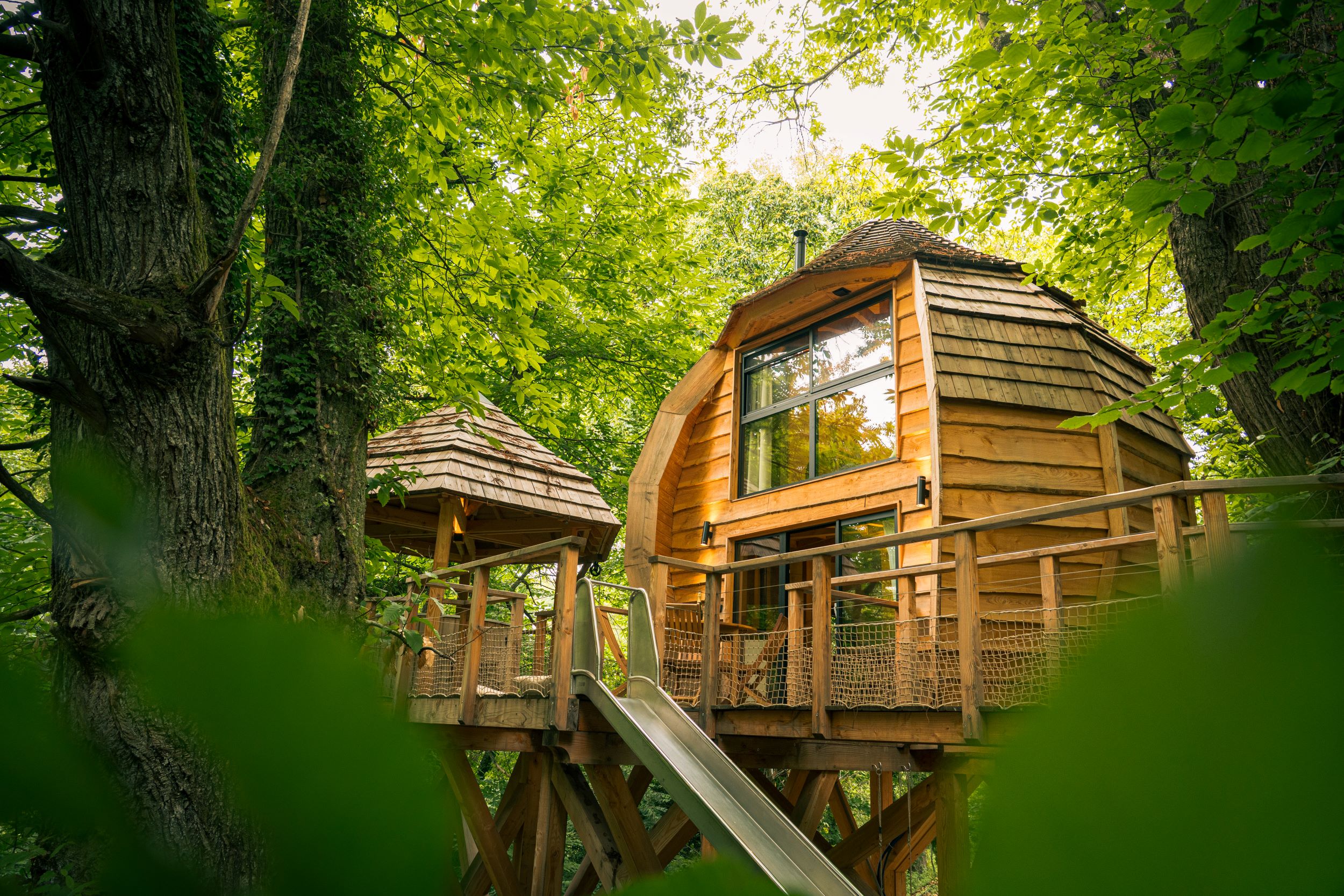 Évasion romantique dans une cabane SPA sur pilotis