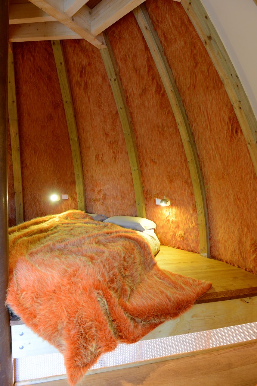 Lodge Chrysalide 2 — Cabane dans les arbres à 9m de hauteur en Vendée à La Chaize-le-Vicomte — détail architectural