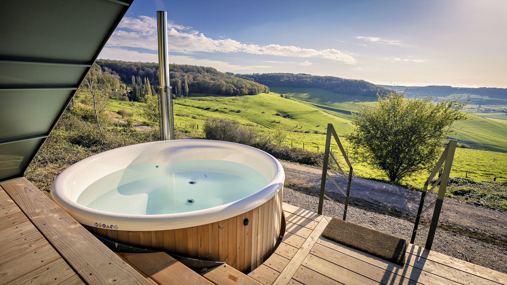 Singi — Cabane avec bain nordique à Côte-d'Or à Dijon — chambre