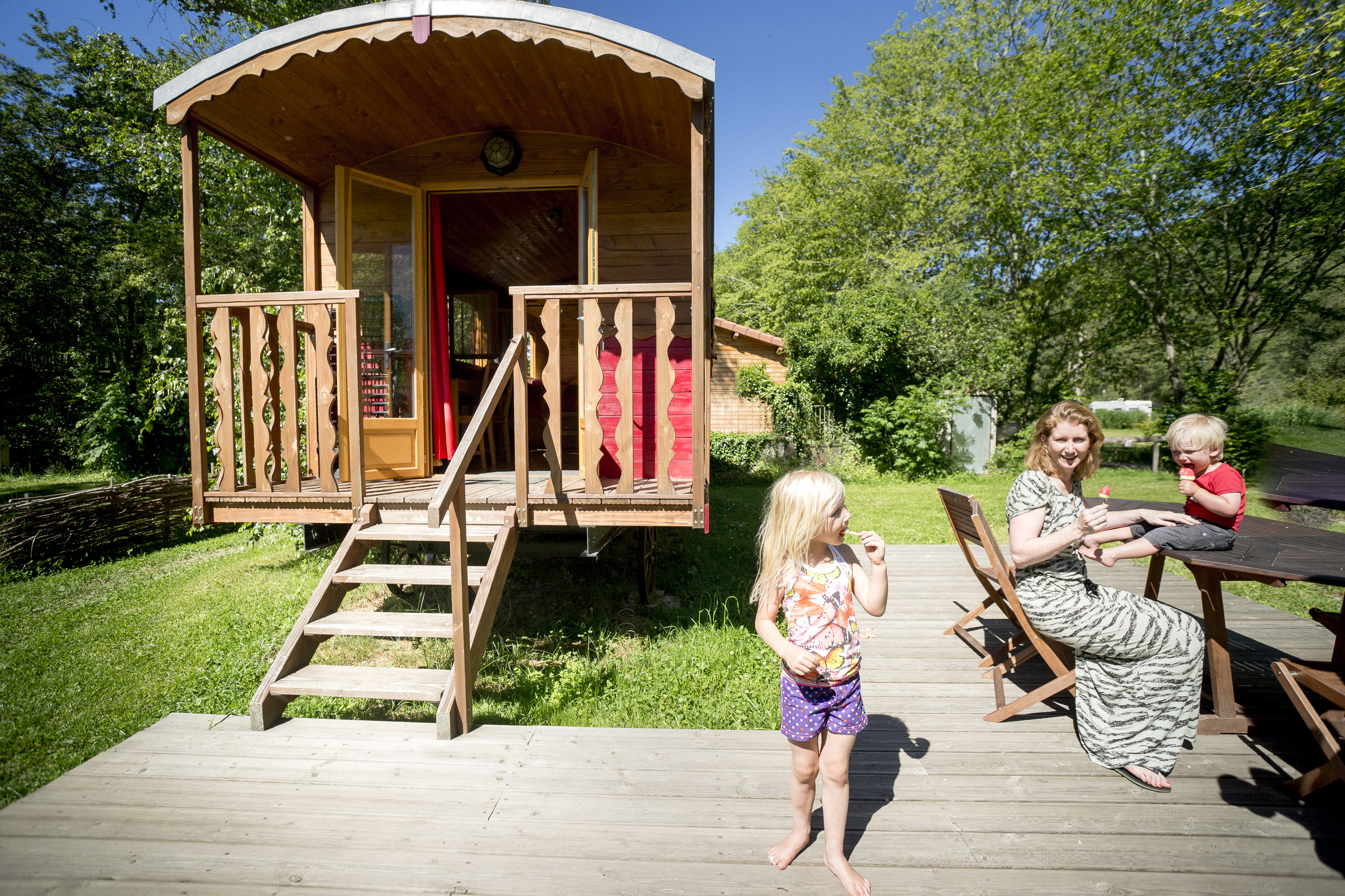 Évadez-vous dans une roulotte au cœur de l'Auvergne à Chamalières-Sur-Loire — espace de vie