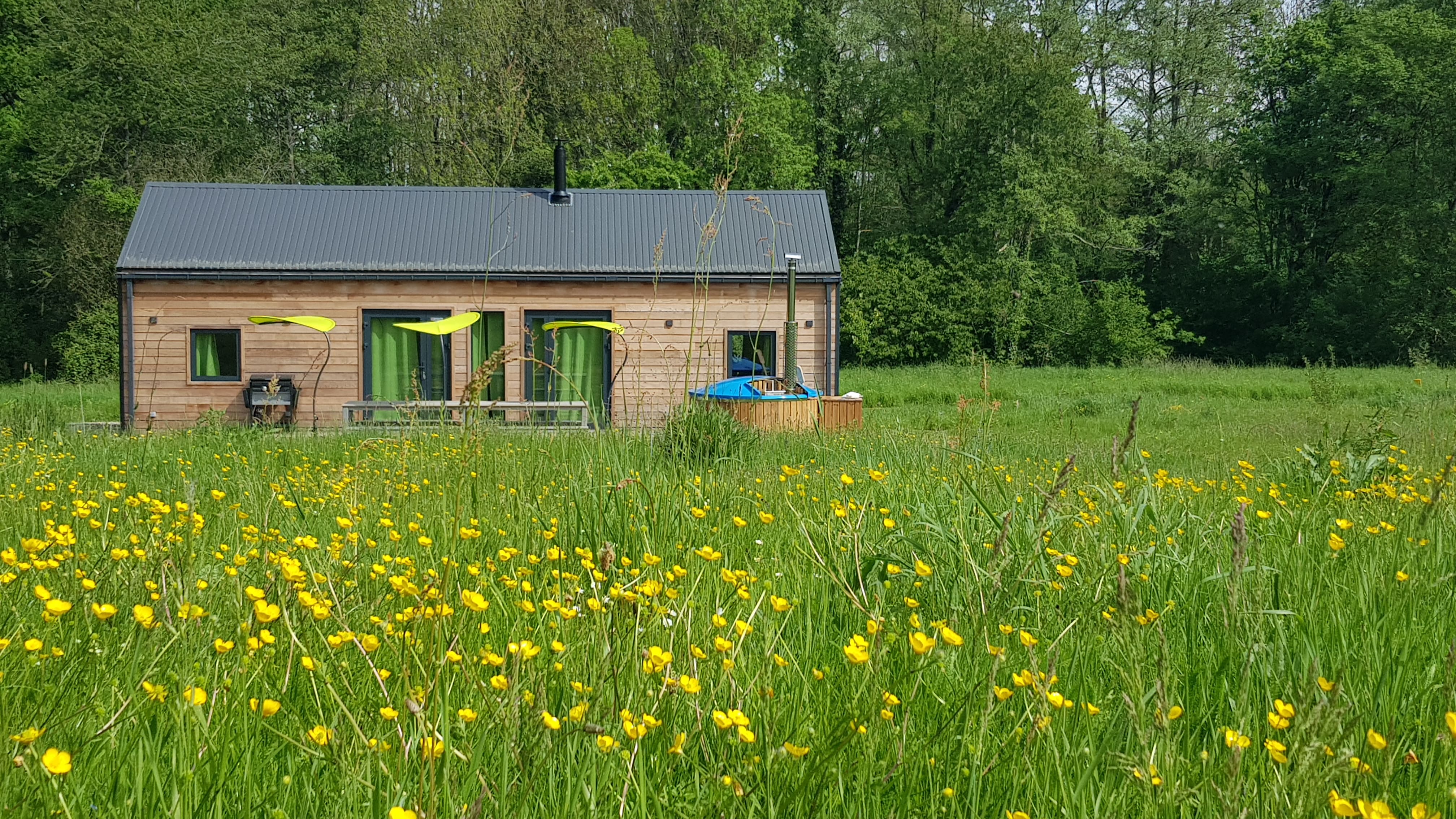 Cabane du Cerf — Écolodge avec spa à Loir-et-Cher