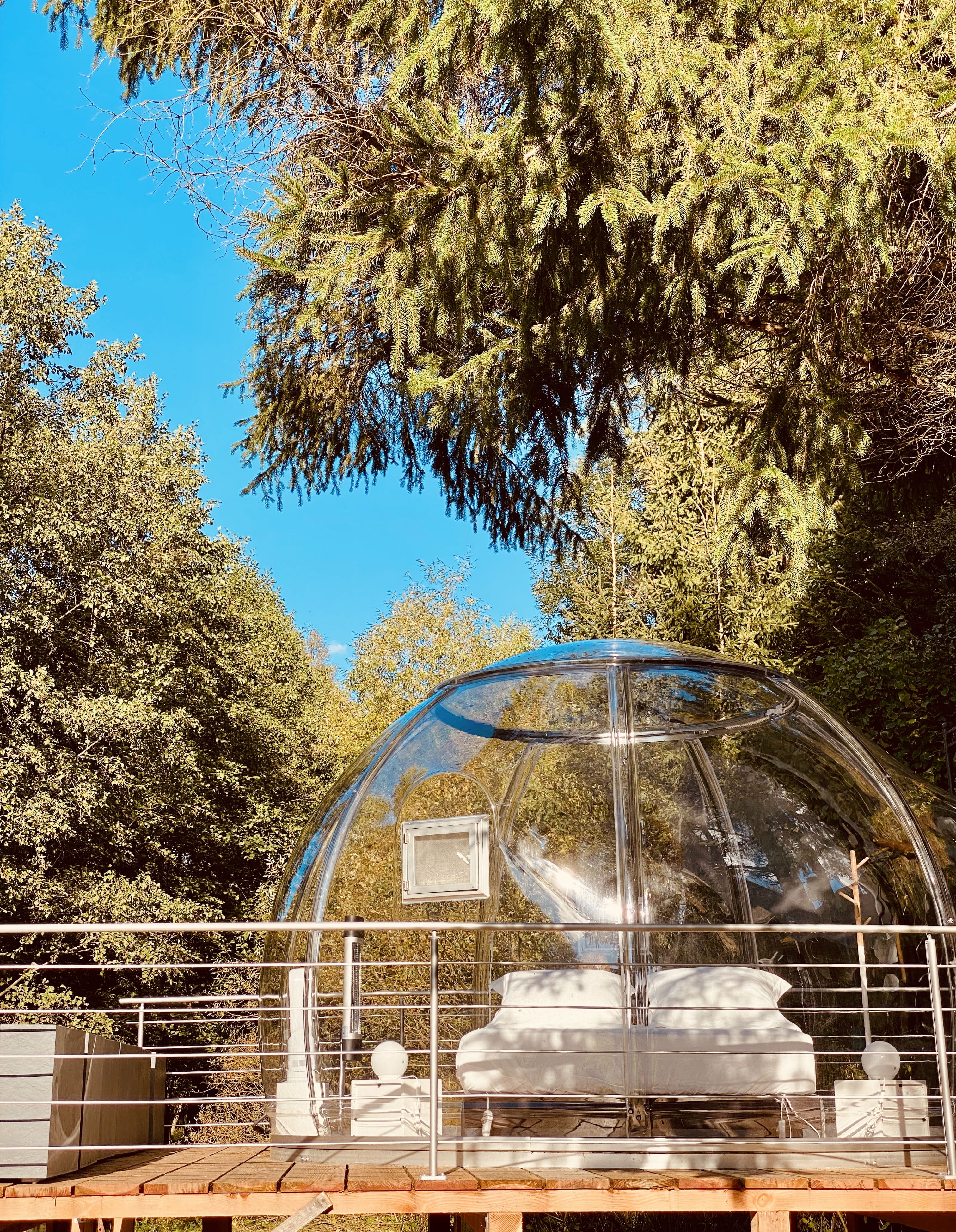 Le Dôme — Séjour immersif avec spa à La Grange d'Hélène en Moselle à Metz — vue intérieure
