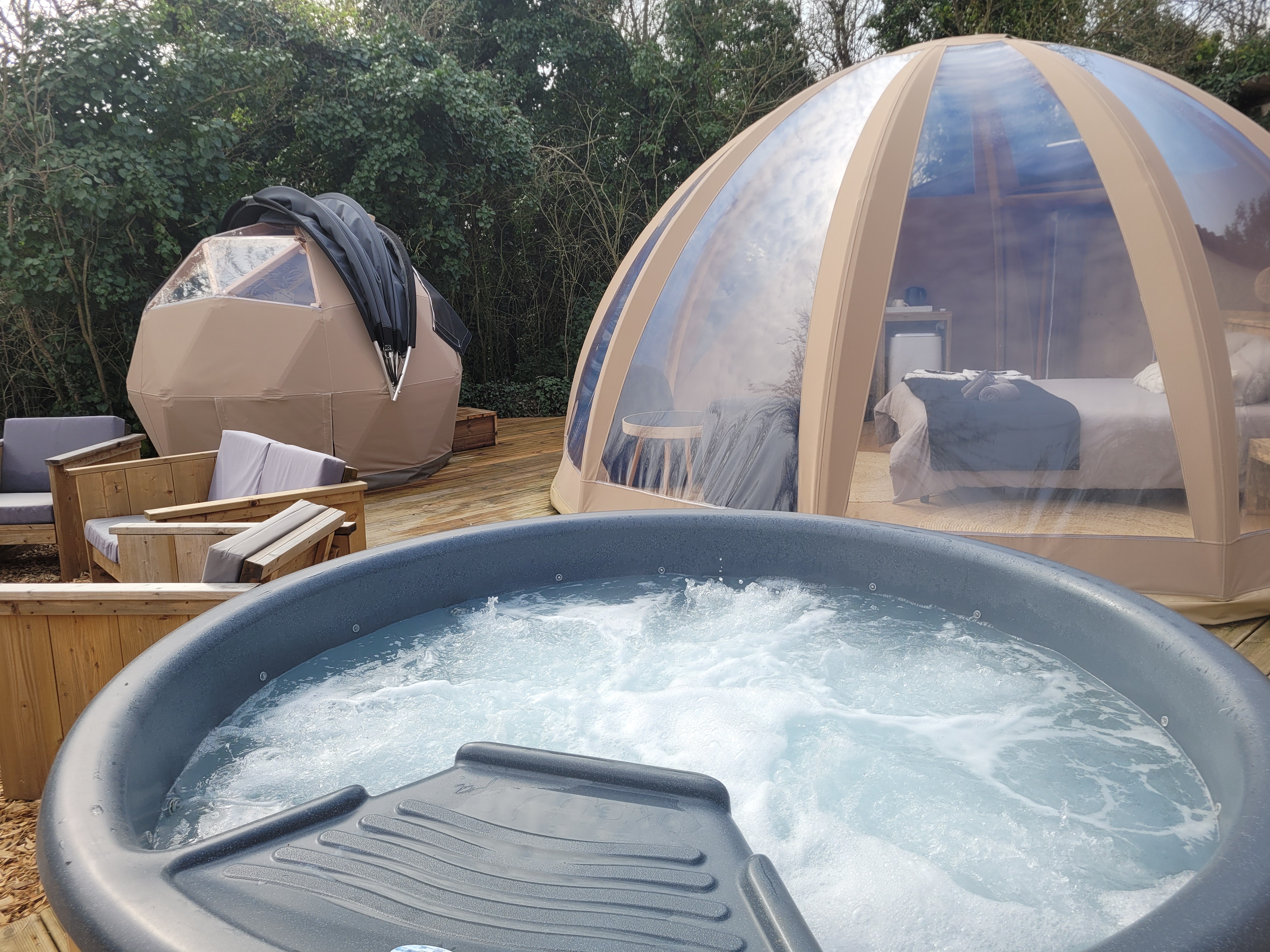Bulle de nature famille & Spa — Nuit étoilée à Maine-et-Loire