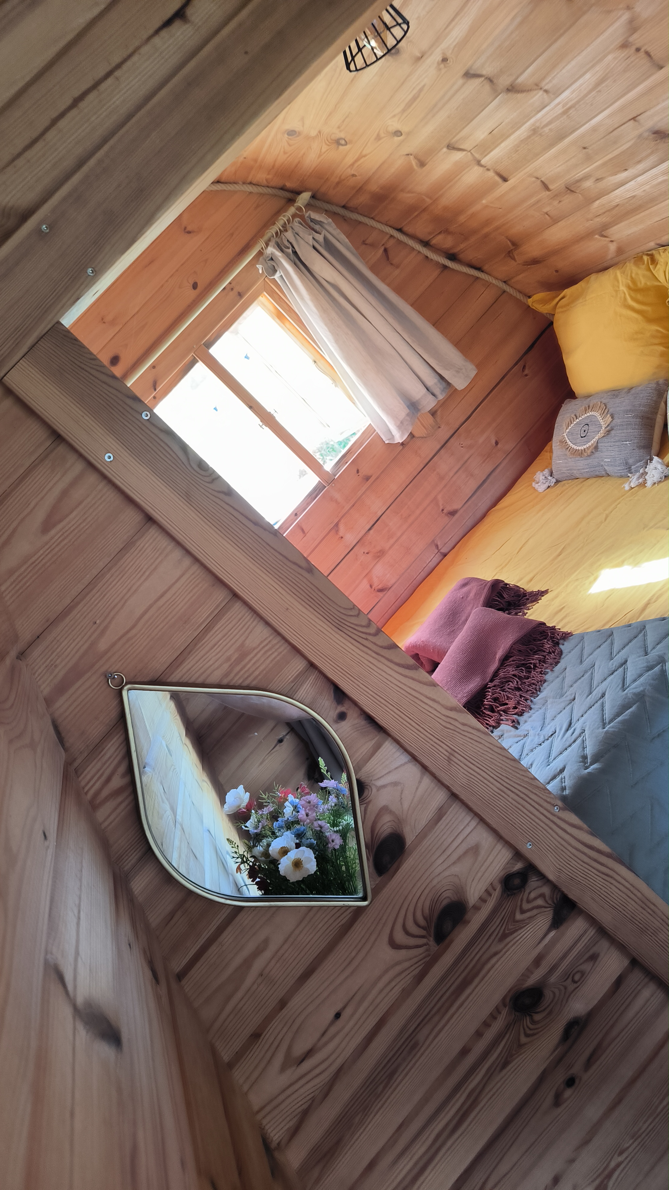 Pod - Sous les chênes — Cabane avec spa à Mayenne à La Préhouillère — cuisine