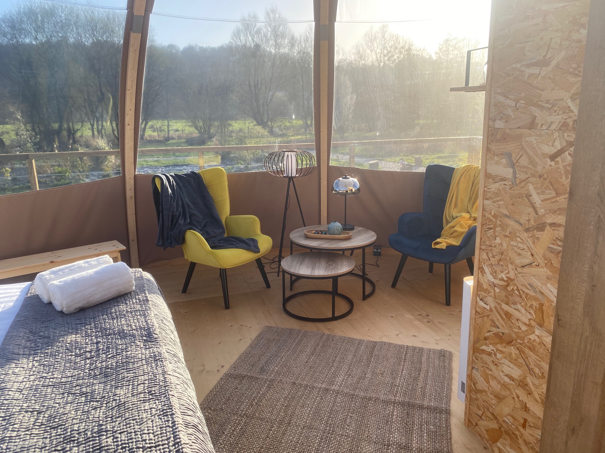 Le wigwam Bel'Etoile — Séjour romantique avec spa en Seine-Maritime à Rouen — chambre