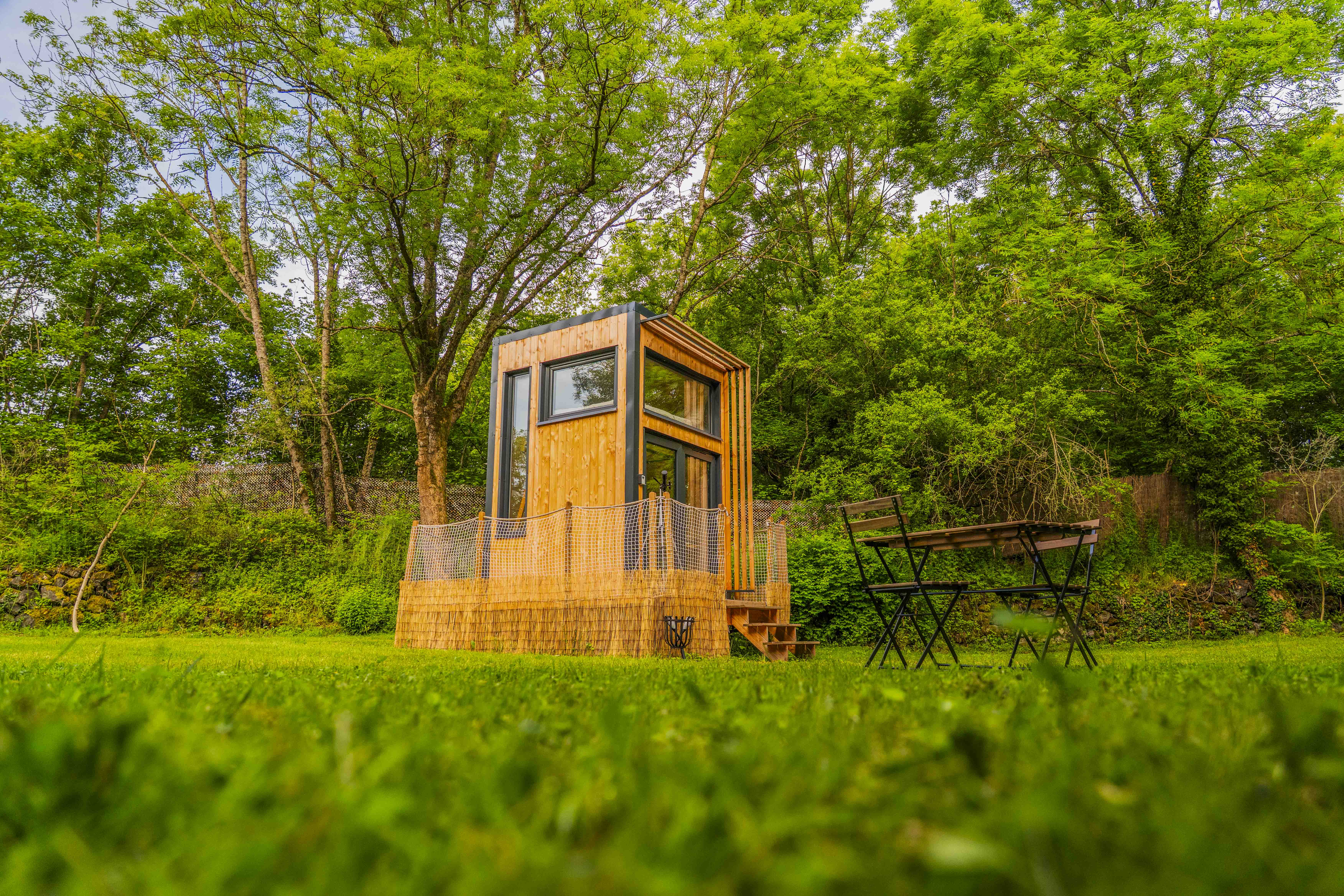 Le Bois aux Cheirilles — Tiny House panoramique à Saint-Diéry à Saint-Diéry — environnement naturel