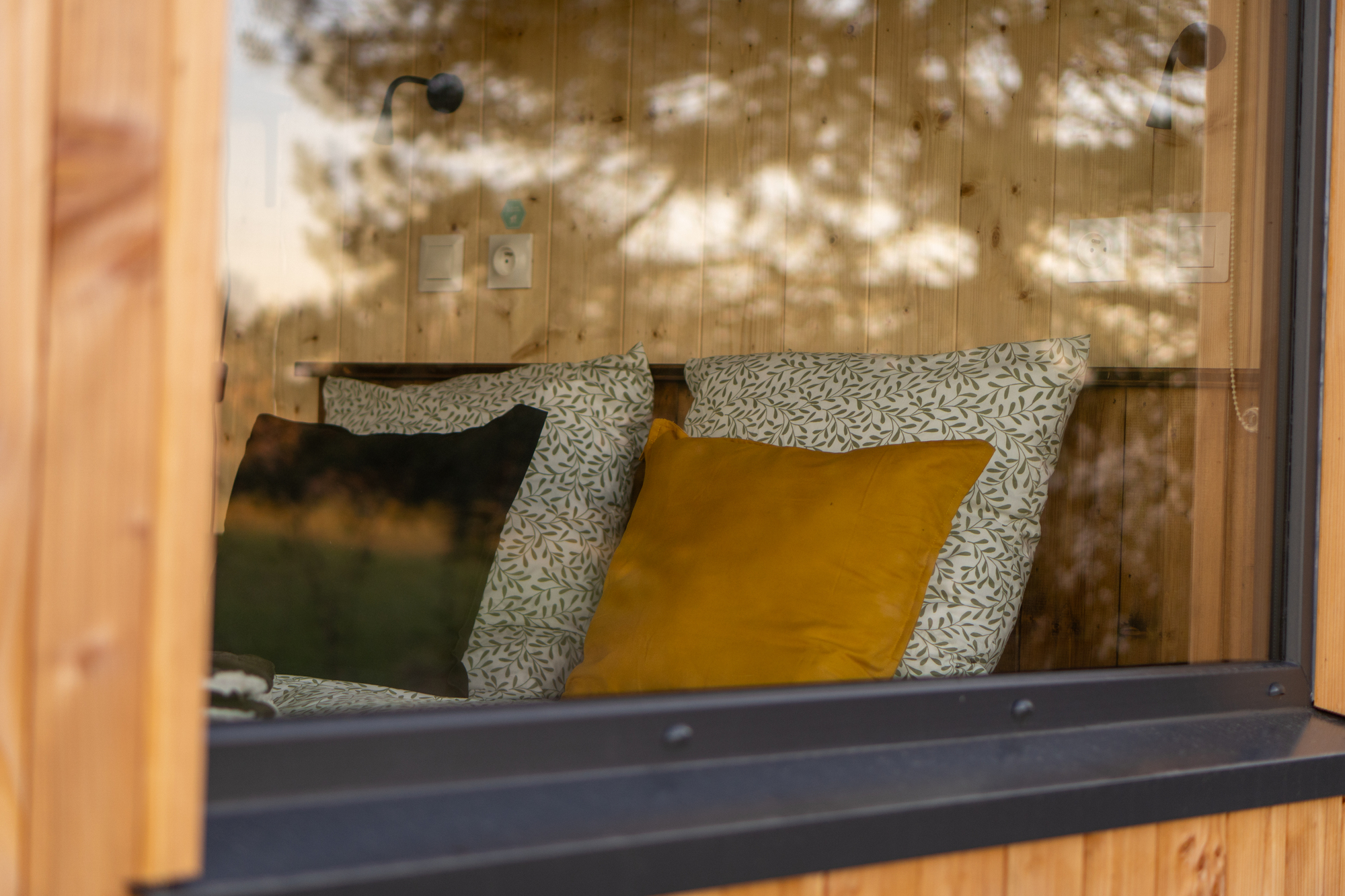 Guettée des Alpes — Tiny House avec spa à Allos (Alpes-de-Haute-Provence) à Allos — chambre