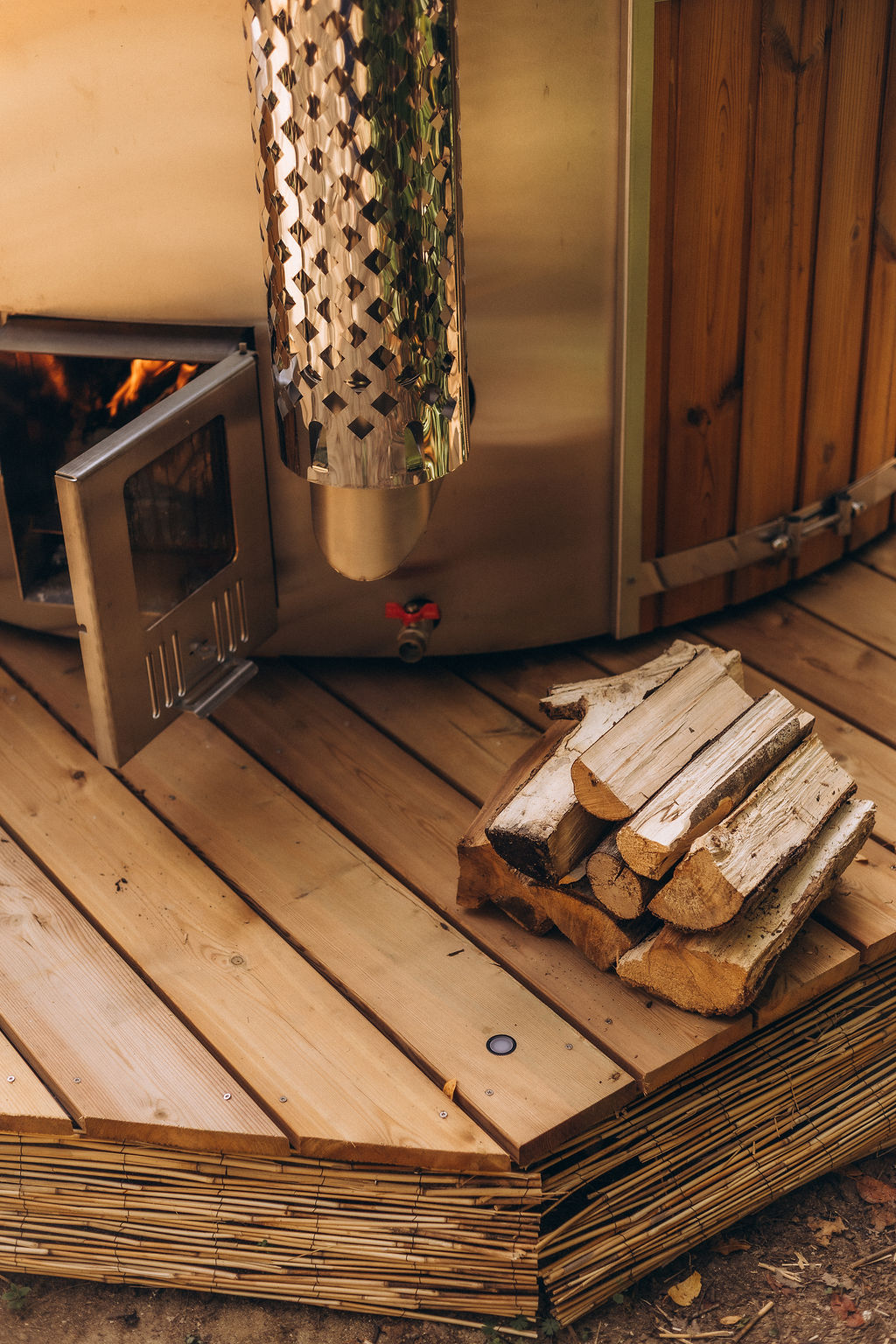 Cocon de verre avec Bain Nordique