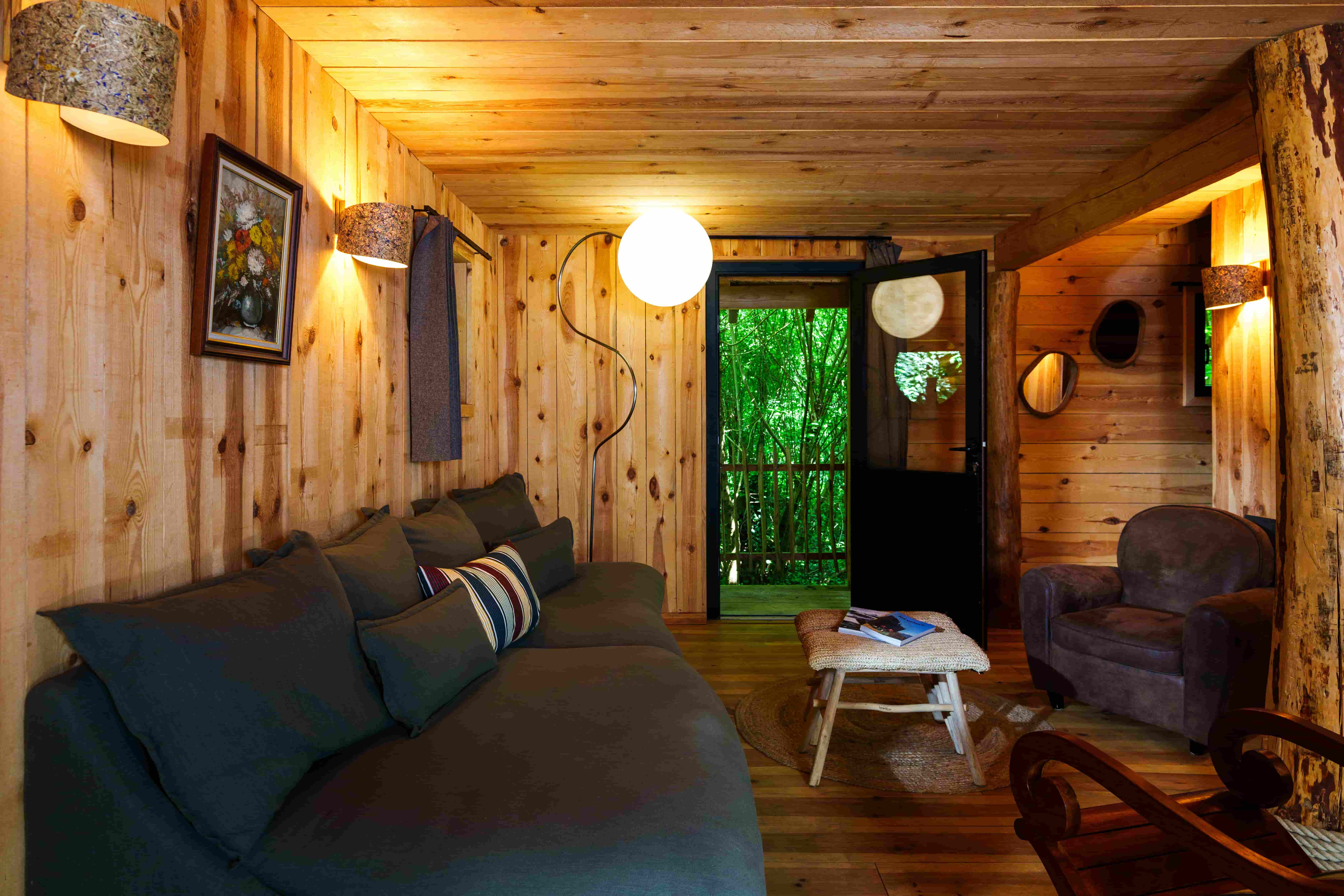 Cabane Spa Le Refuge : une immersion en Picardie à St-Léger-Aux-Bois — chambre