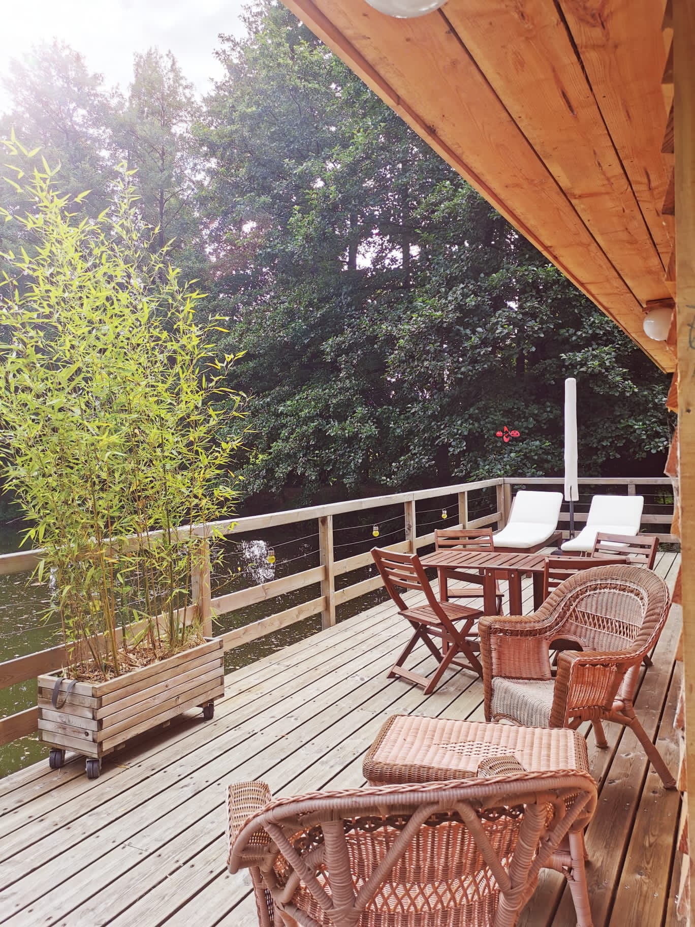 Chalet Spa sur pilotis — Cabane sur pilotis avec spa à Ille-et-Vilaine à Rennes — environnement naturel